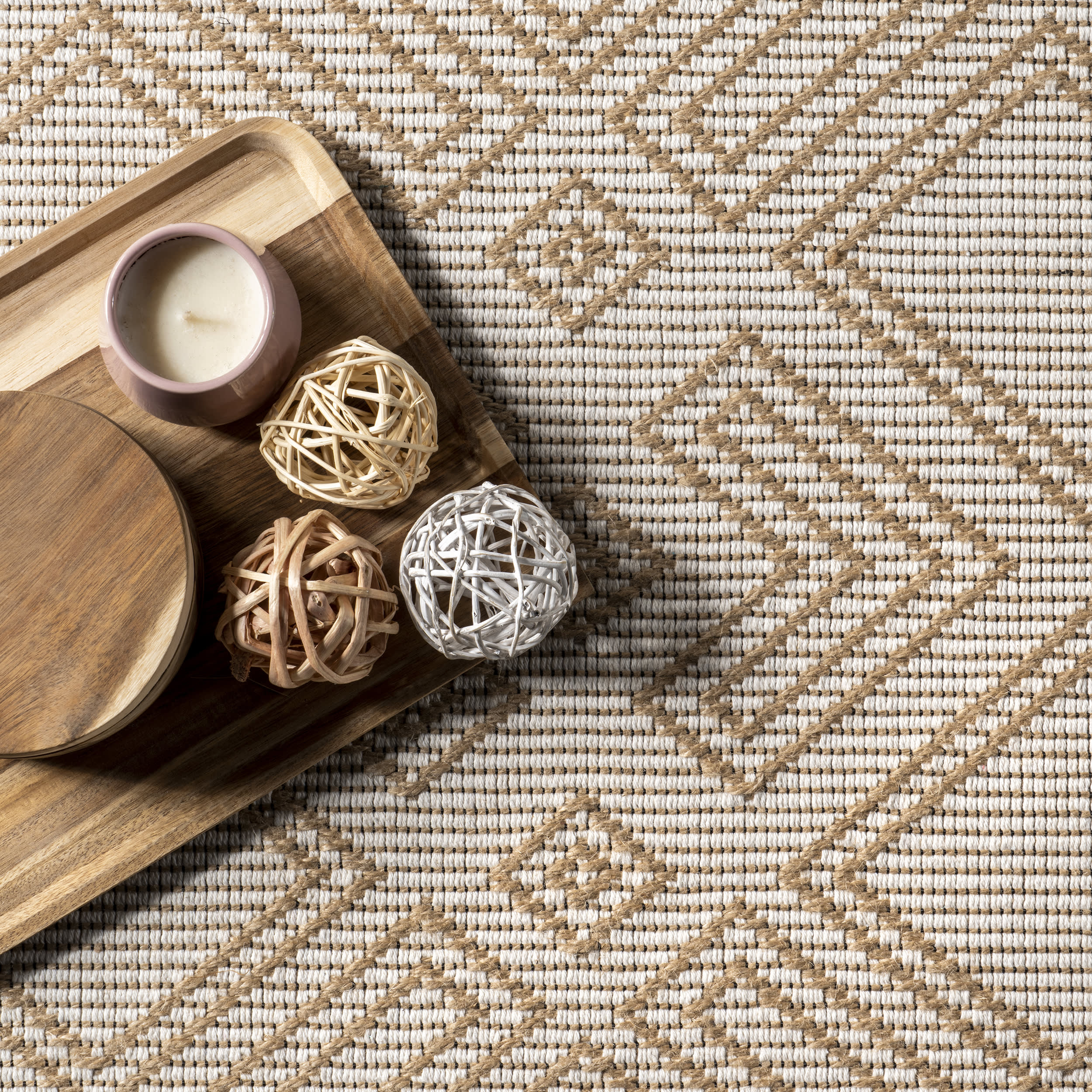 Emilee Fringed Rug | Ivory - Image 7