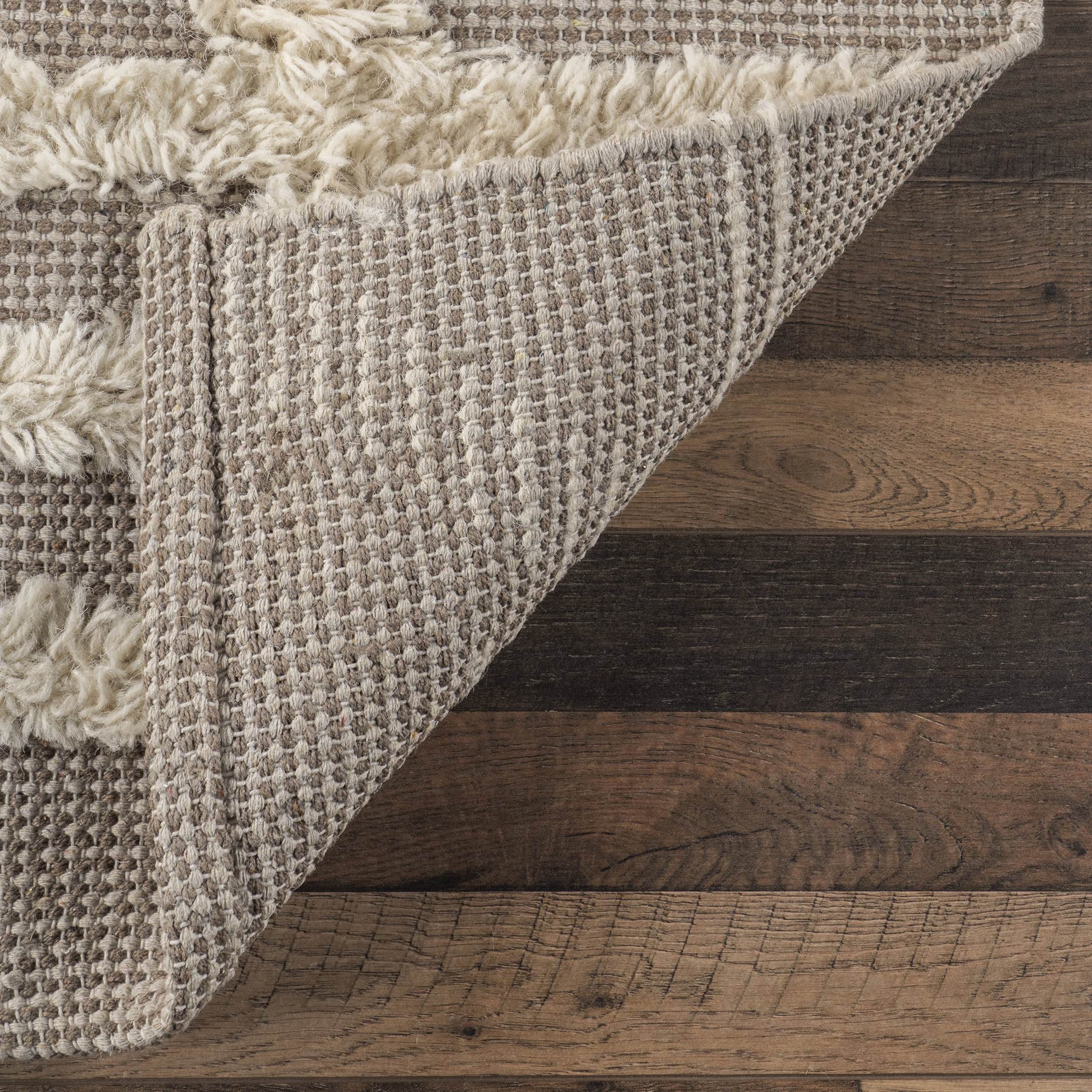 Emmey Modern Trellis Rug | Beige - Image 6