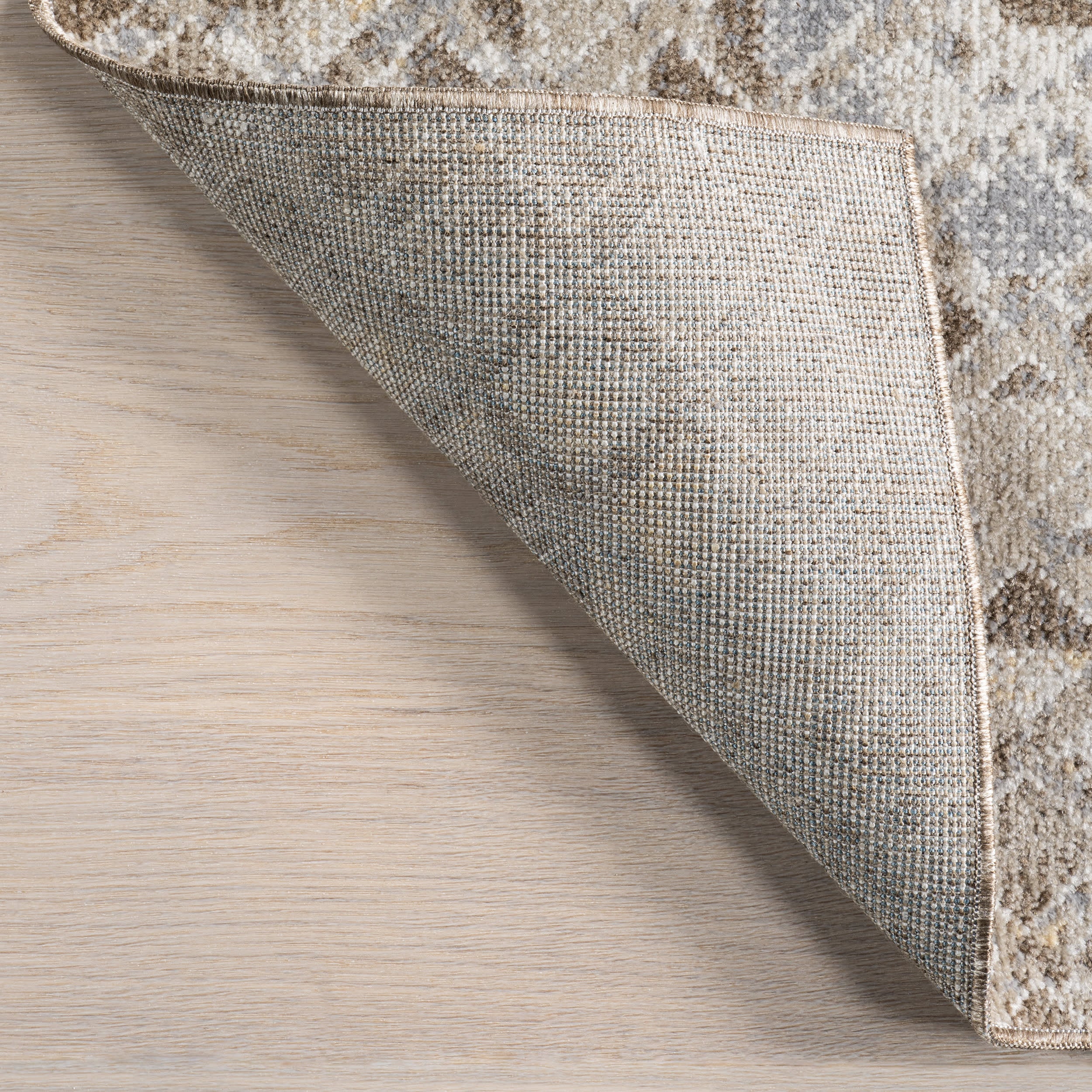 Emmy Washable Geometric Rug | Beige - Image 5