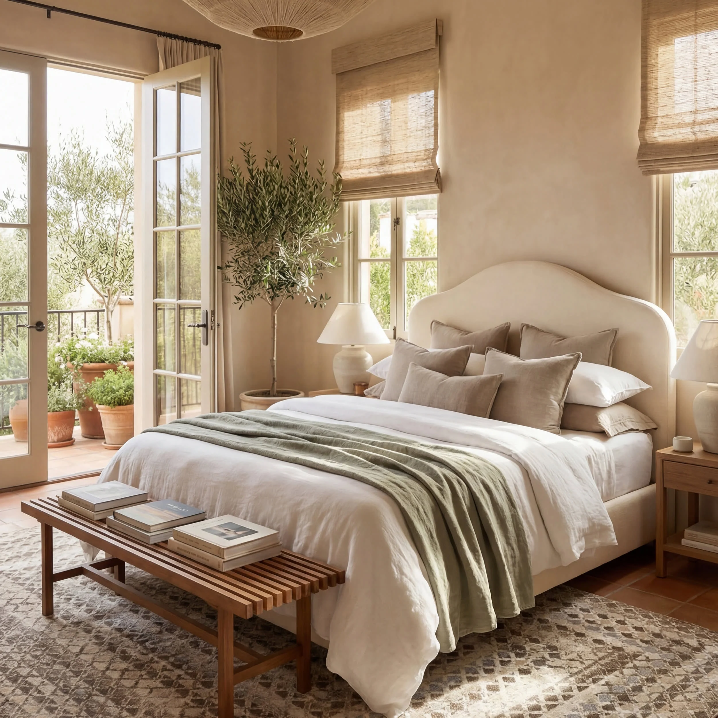 Emmy Washable Geometric Rug | Beige - Image 7