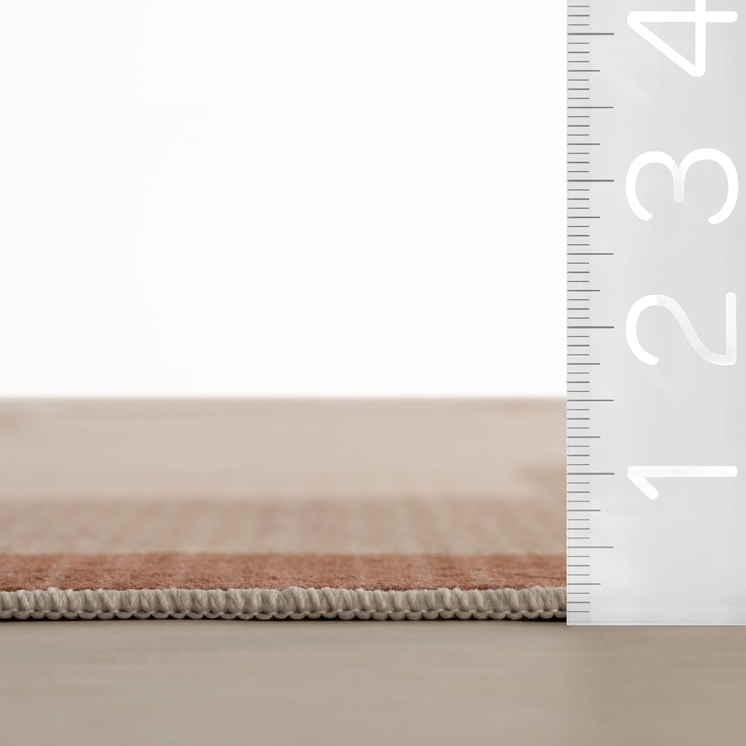 Enice Abstract Washable Rug | Brown - Image 6
