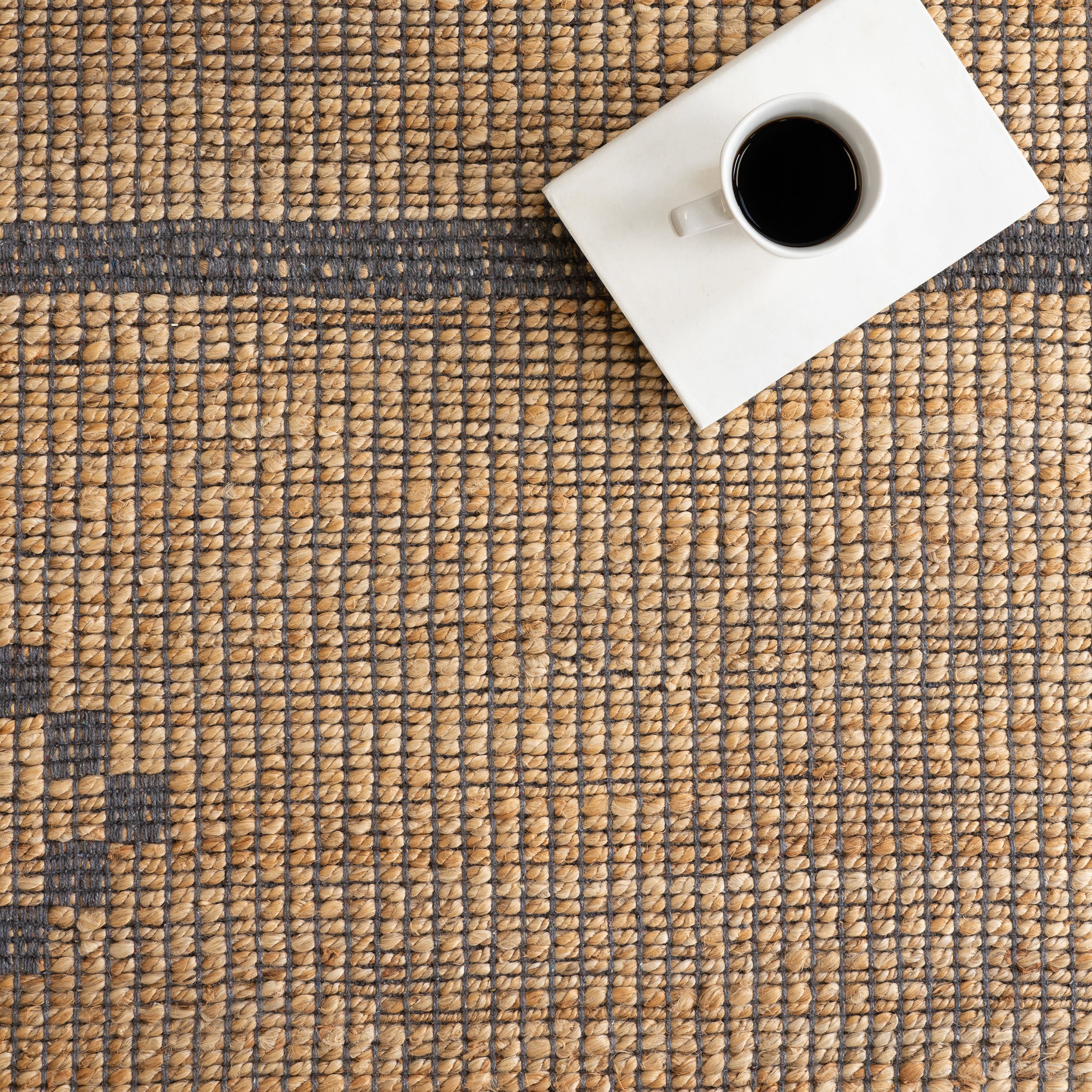 Enid Diamond Rug | Natural - Image 5