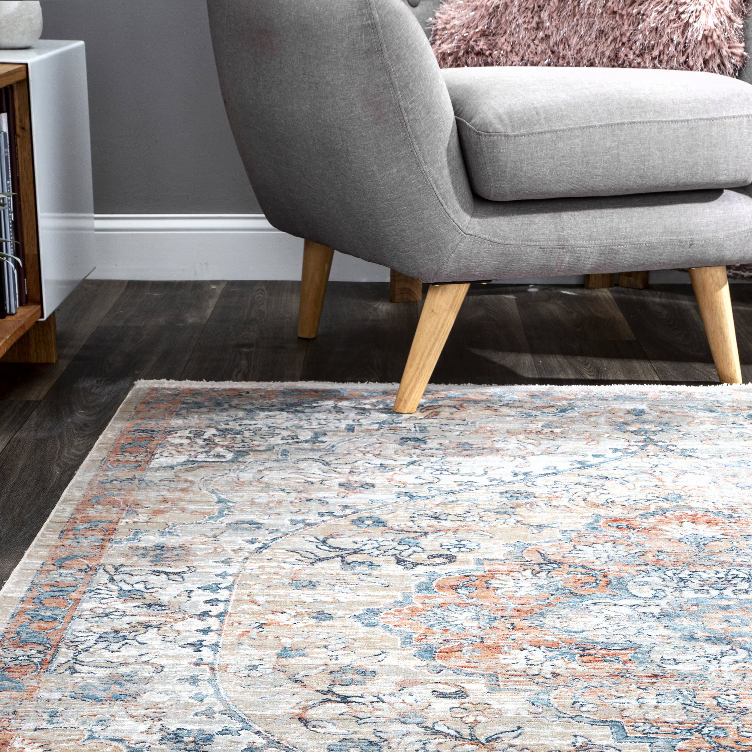 Enshrined Blossom Rug | Rust - Image 4