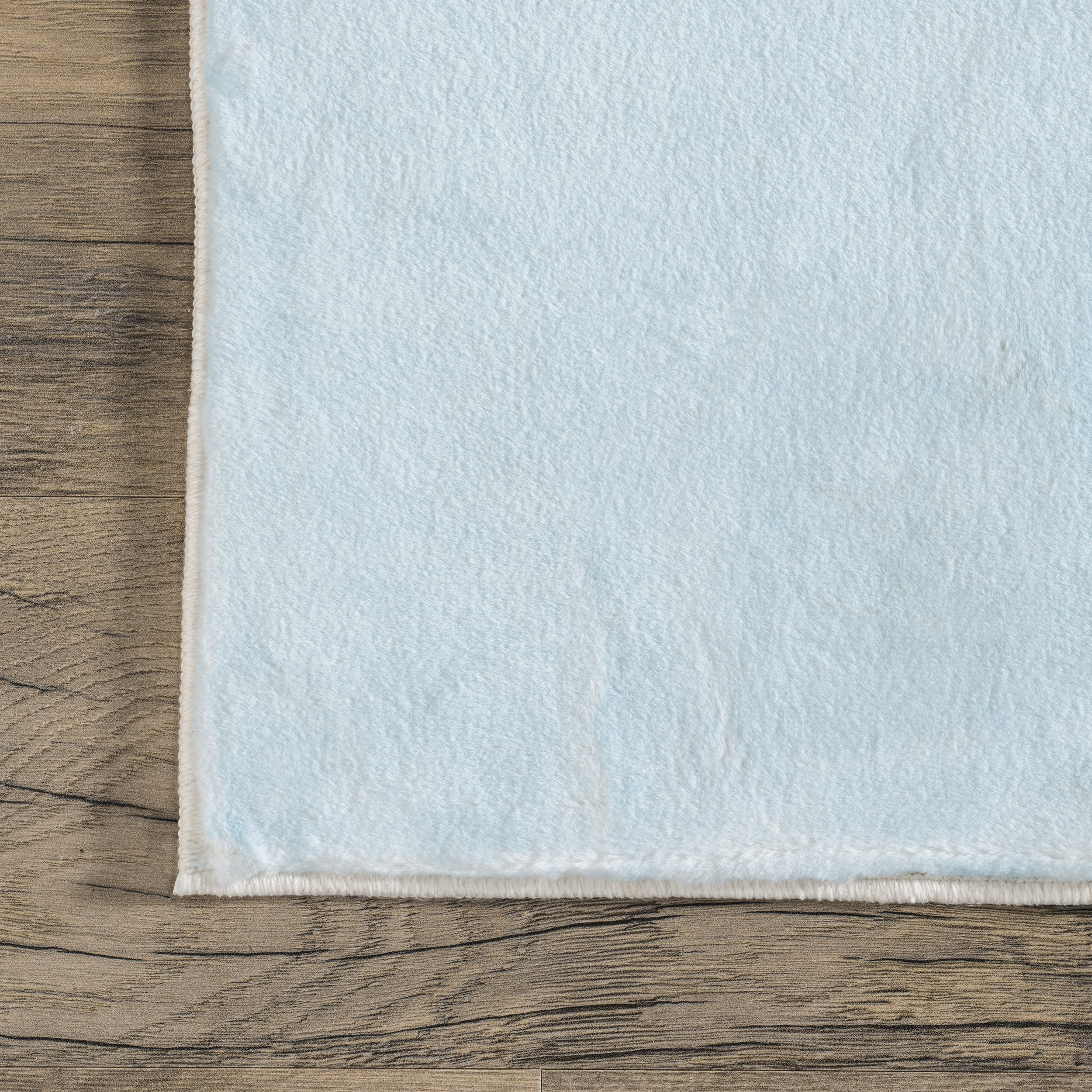 Enya Kids Washable Rabbit Rug | Blue - Image 3