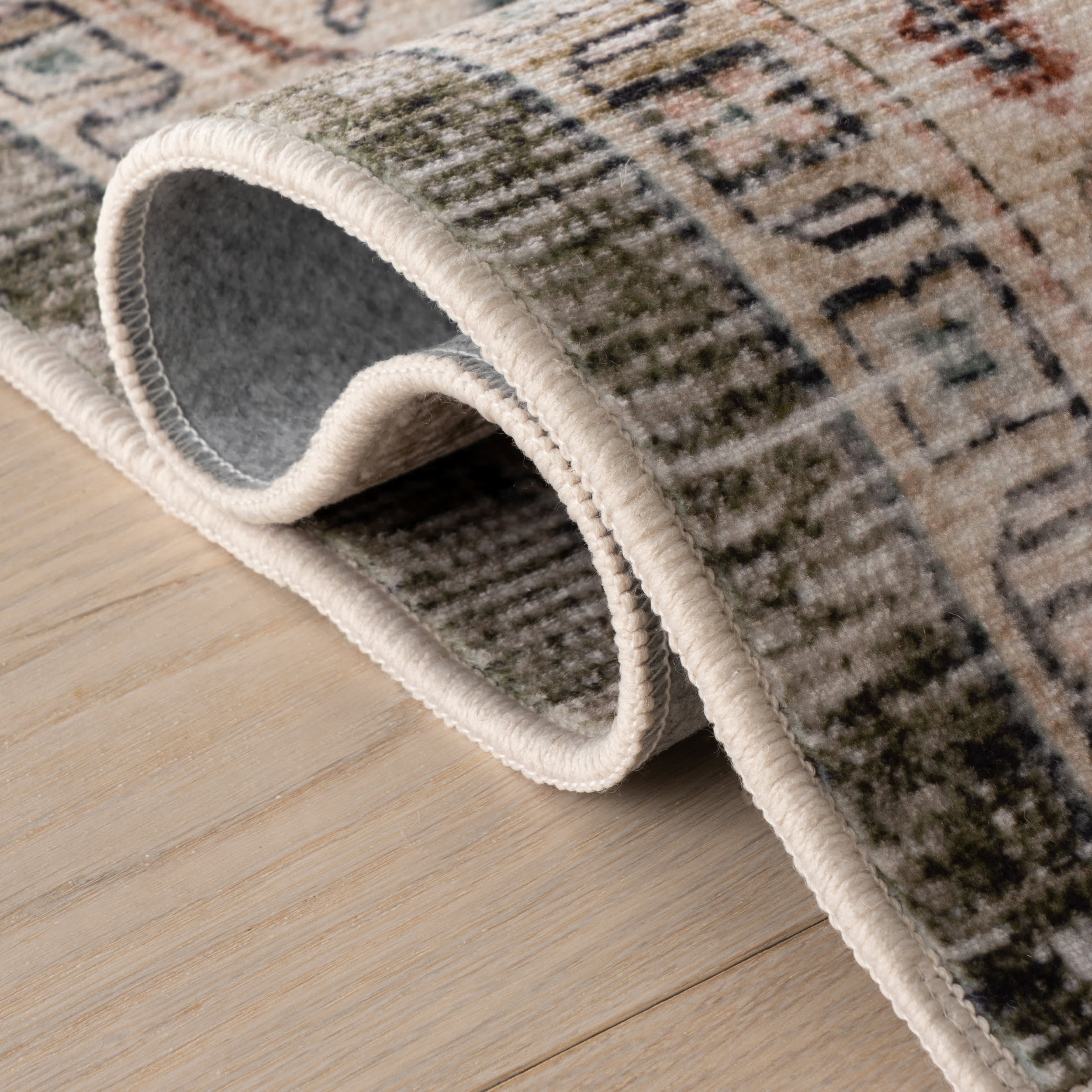 Erica Oriental and Persian Washable Rug | Brown - Image 11