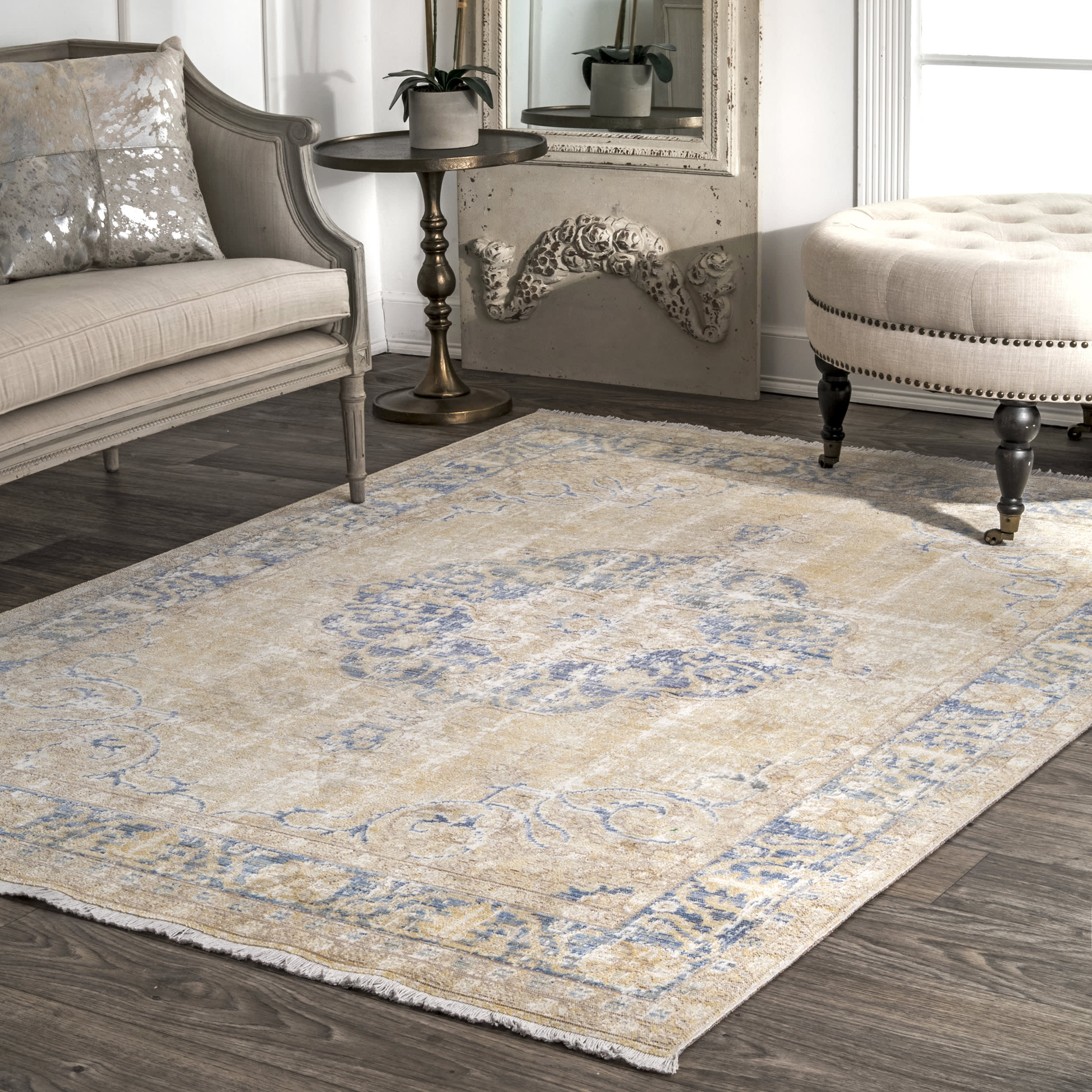 Erline Flatweave Rug | Beige - Image 2