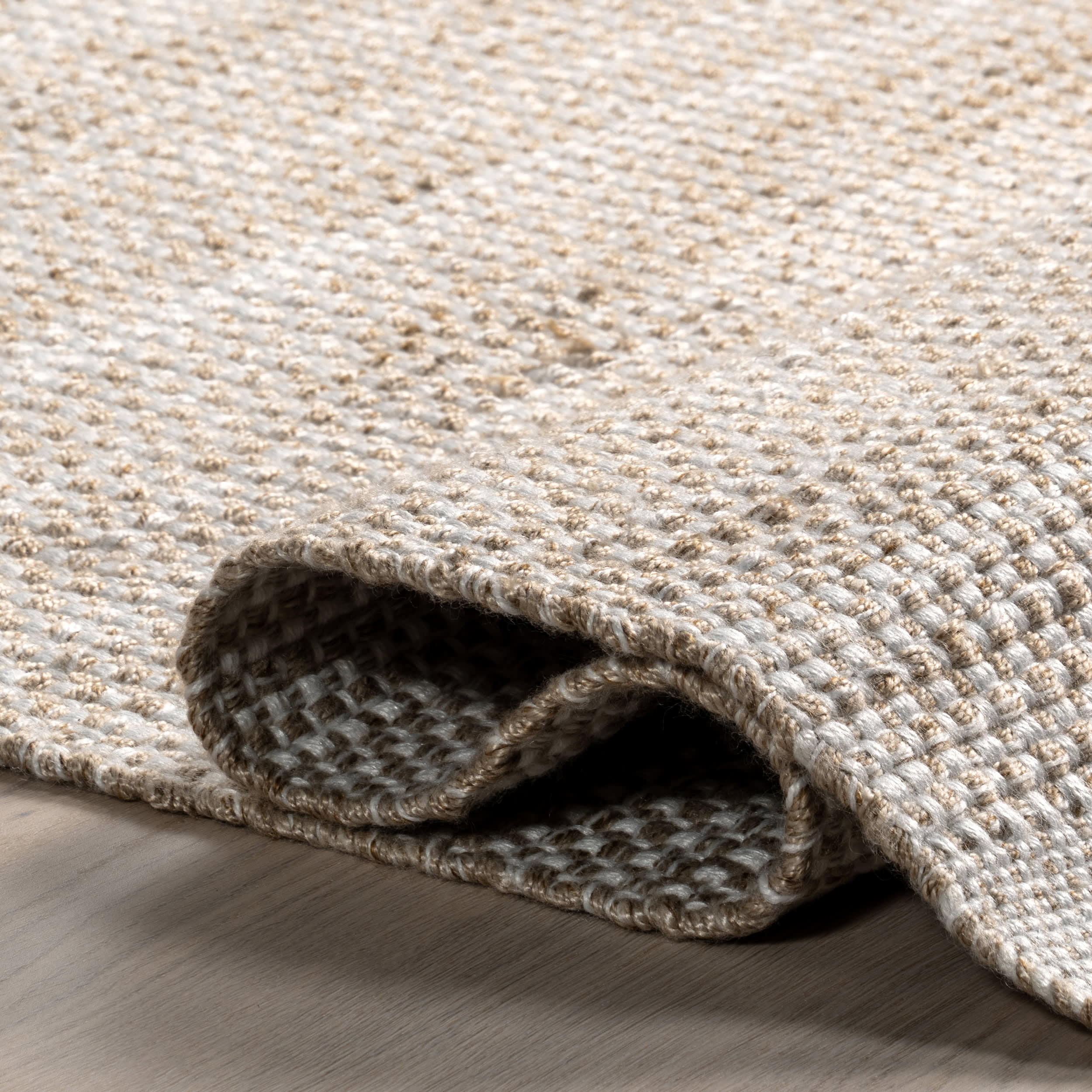 Esperanza Solid Fringed Rug | Beige - Image 8