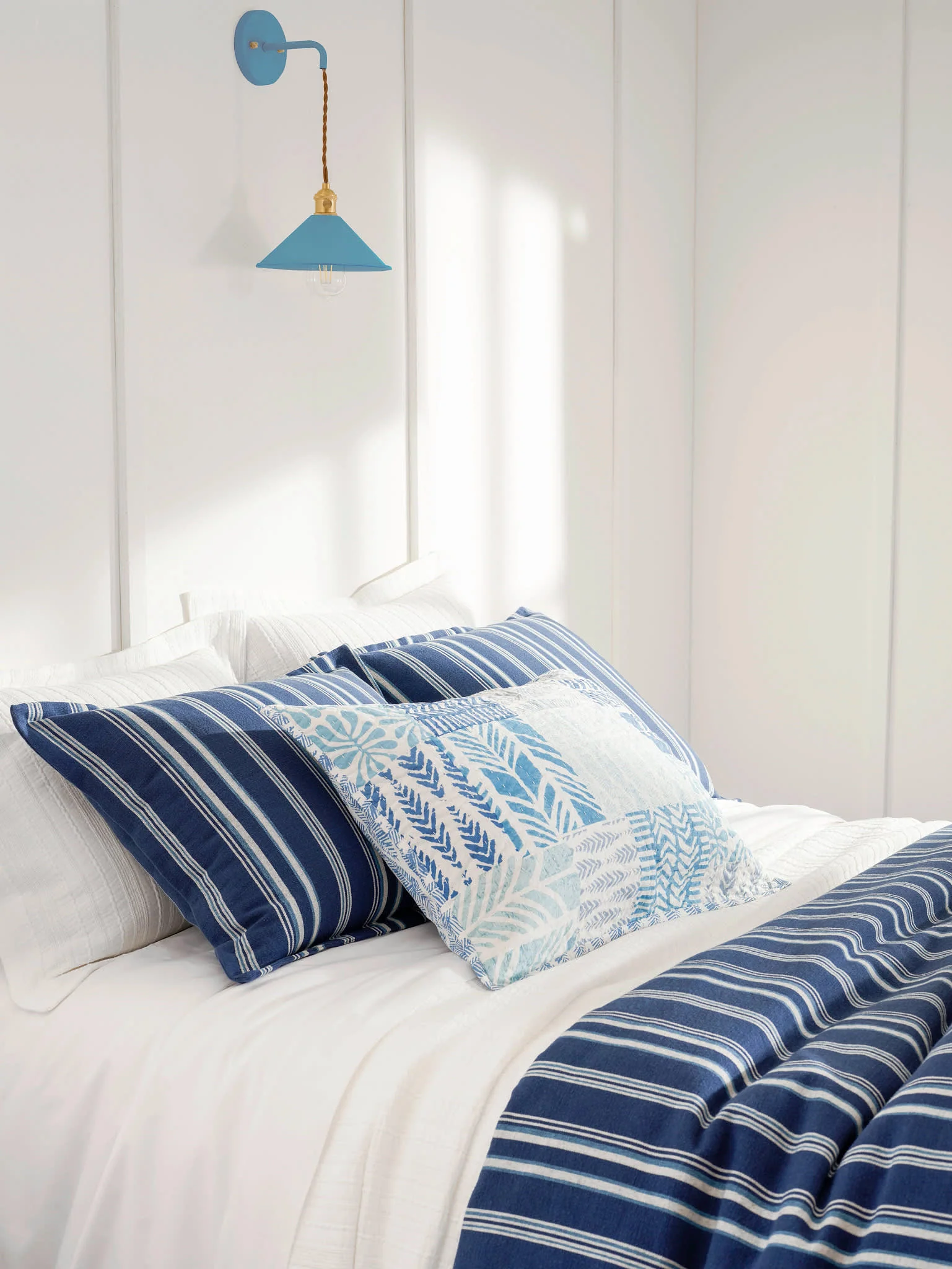 Driftwood Stripe Duvet Cover | Denim - Image 3
