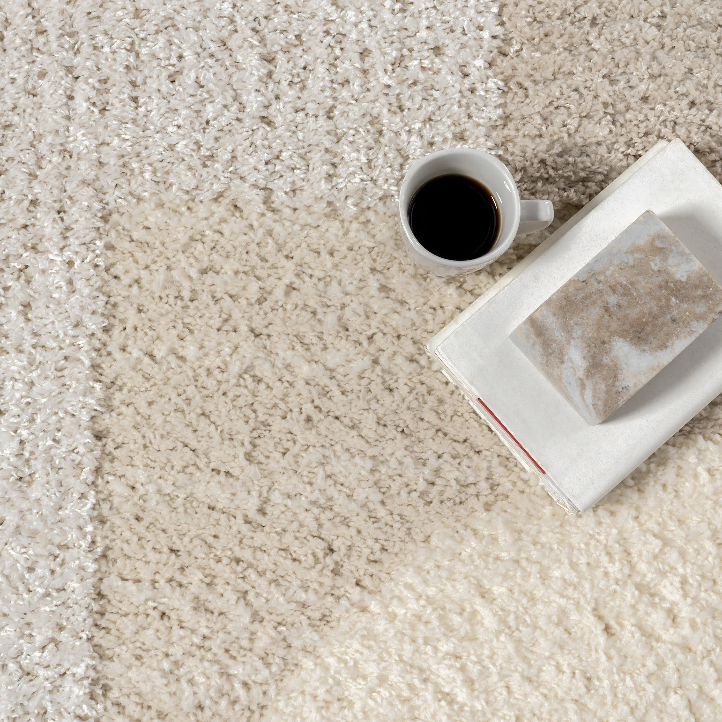 Essie Textured Arc Rug | Beige - Image 8