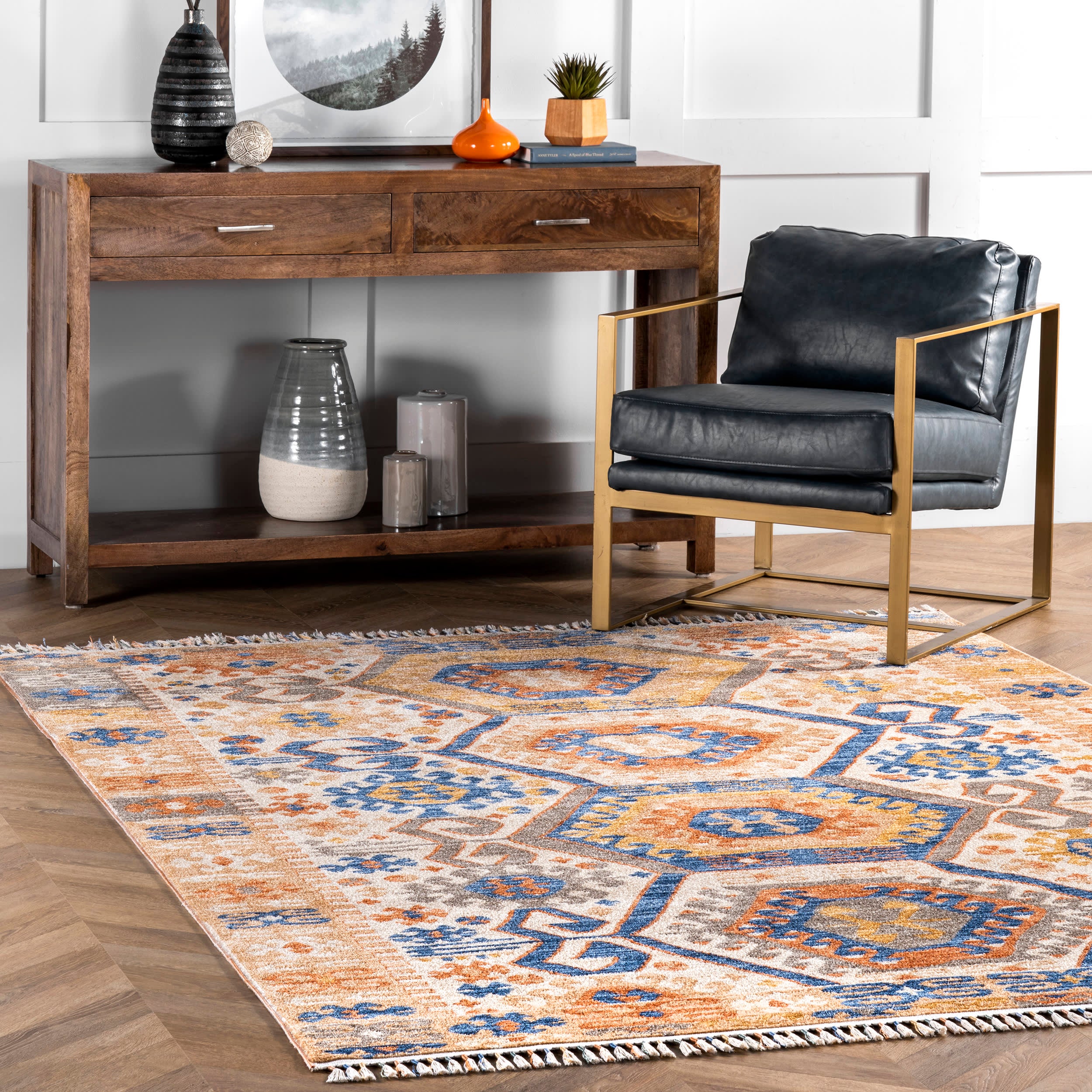 Ethnic Totem Rug | Multicolor - Image 2