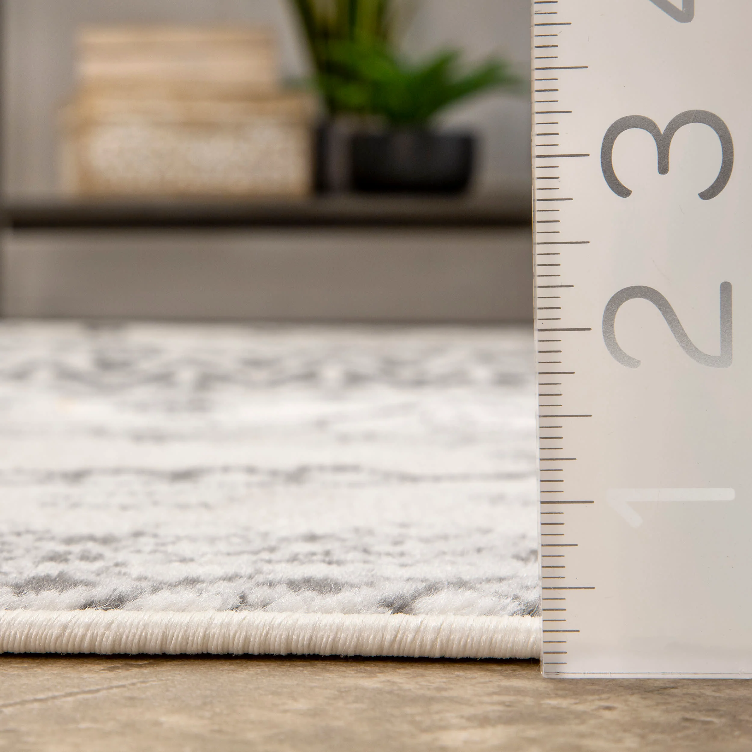 Evanescent Moroccan Rug | Light Grey - Image 5