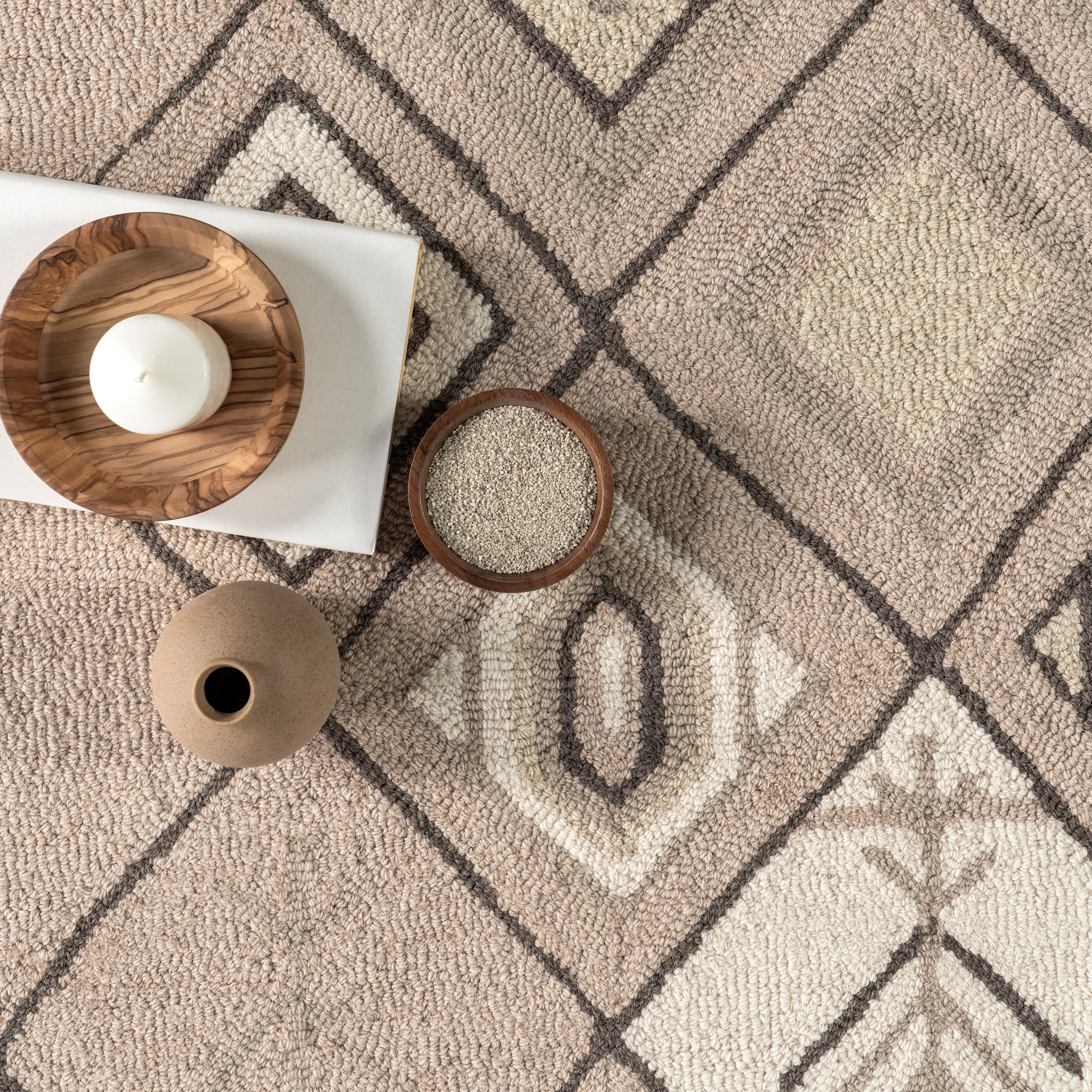Everest Wool Rug | Beige - Image 6