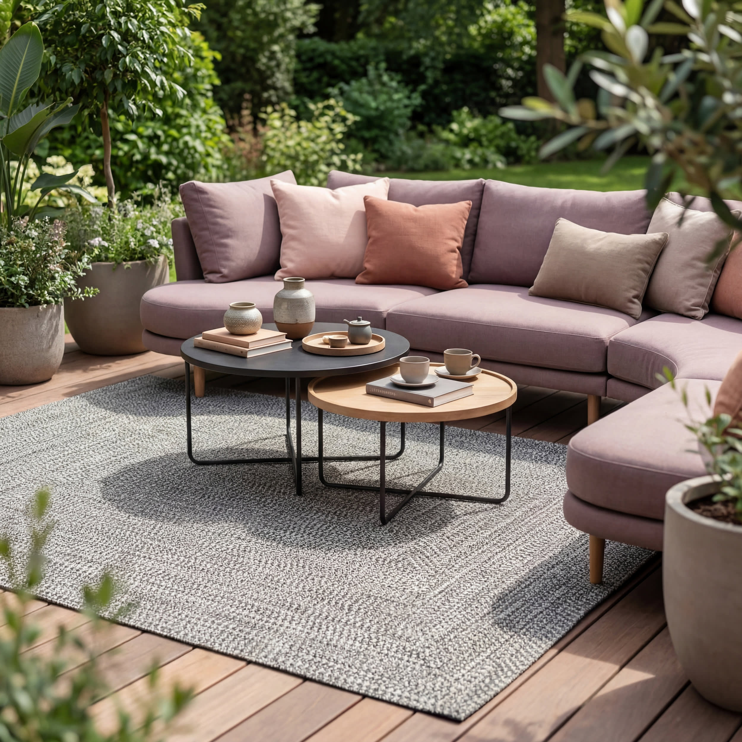 Everywhere Hand-Braided Indoor/Outdoor Rug | Salt And Pepper - Image 2