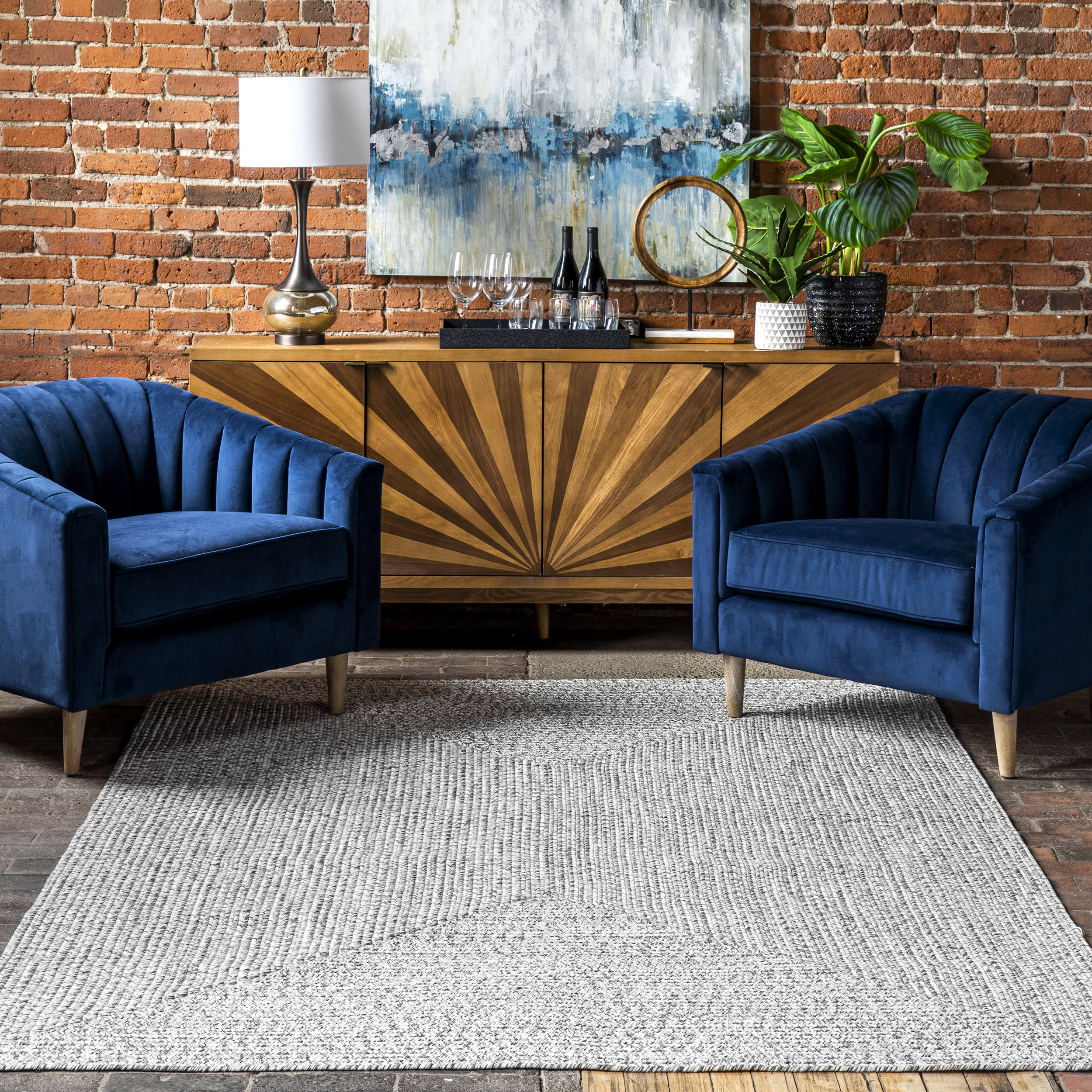 Everywhere Hand-Braided Indoor/Outdoor Rug | Salt and Pepper - Image 7