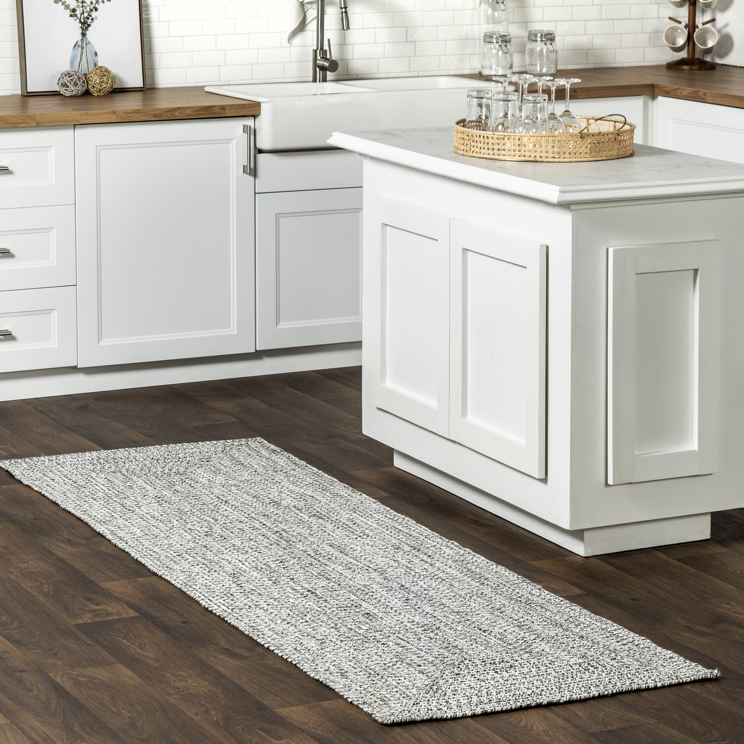 Everywhere Hand-Braided Indoor/Outdoor Rug | Salt And Pepper - Image 2