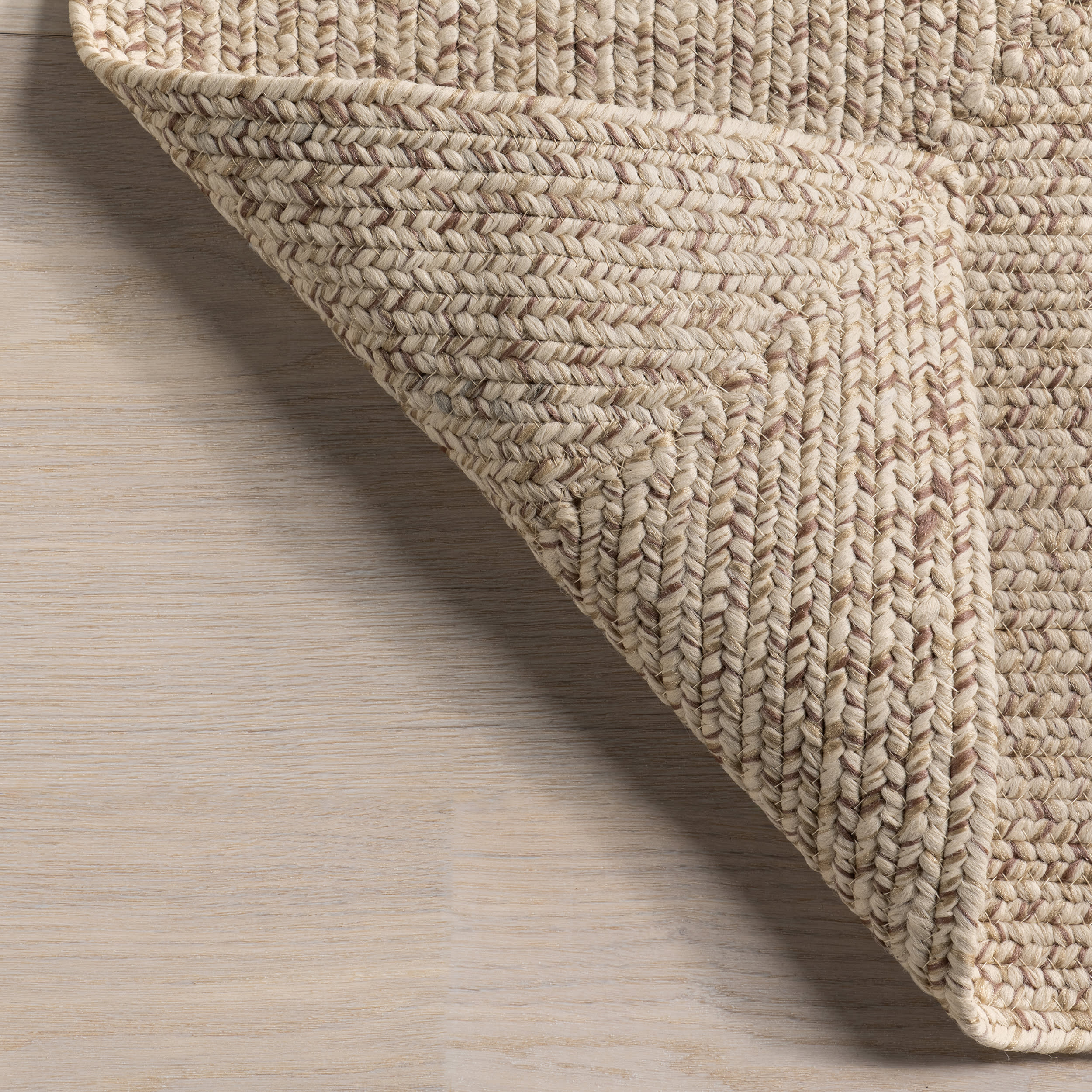 Everywhere Hand-Braided Indoor/Outdoor Rug | Tan - Image 8