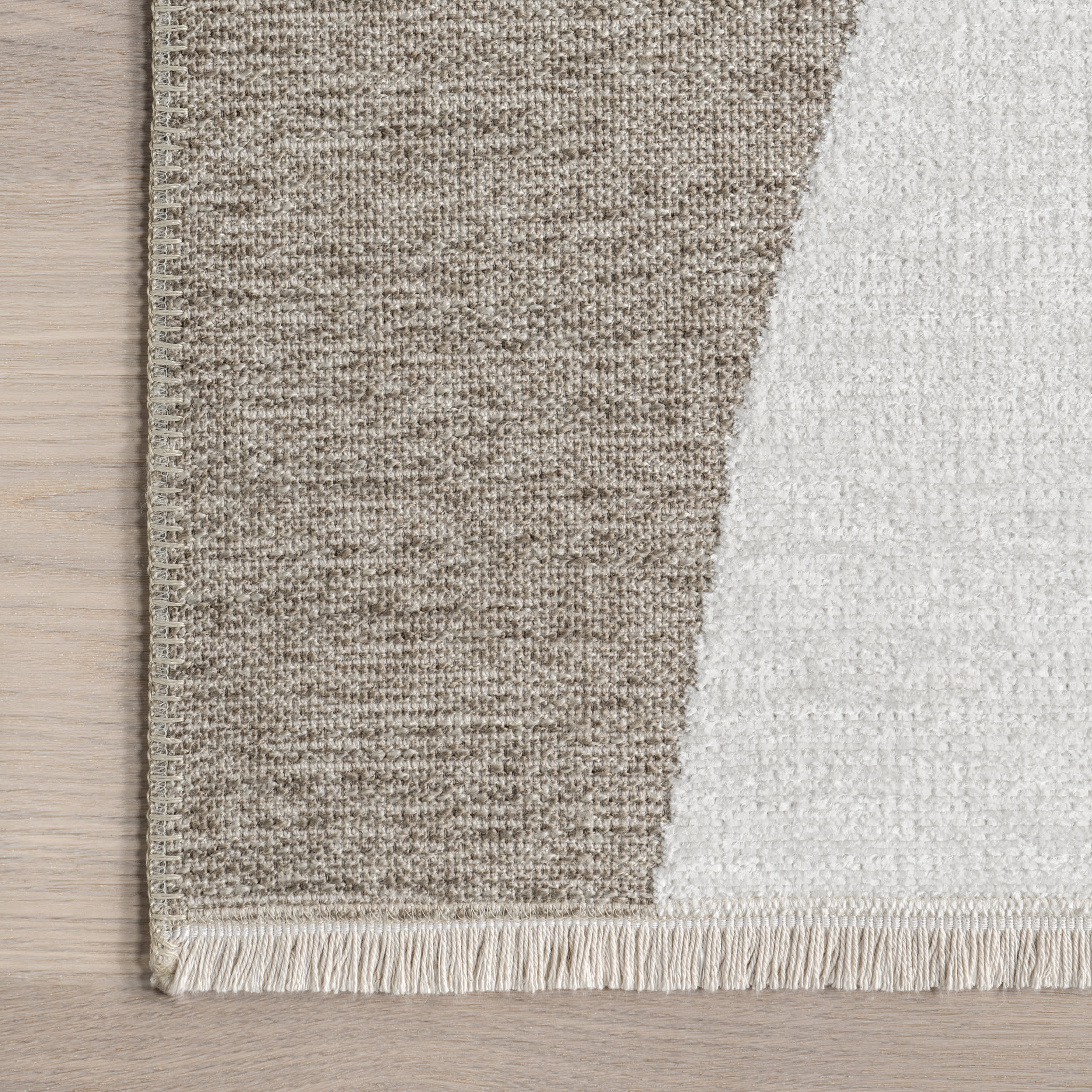 Evi Geometric Reversible Washable Rug | Beige - Image 3