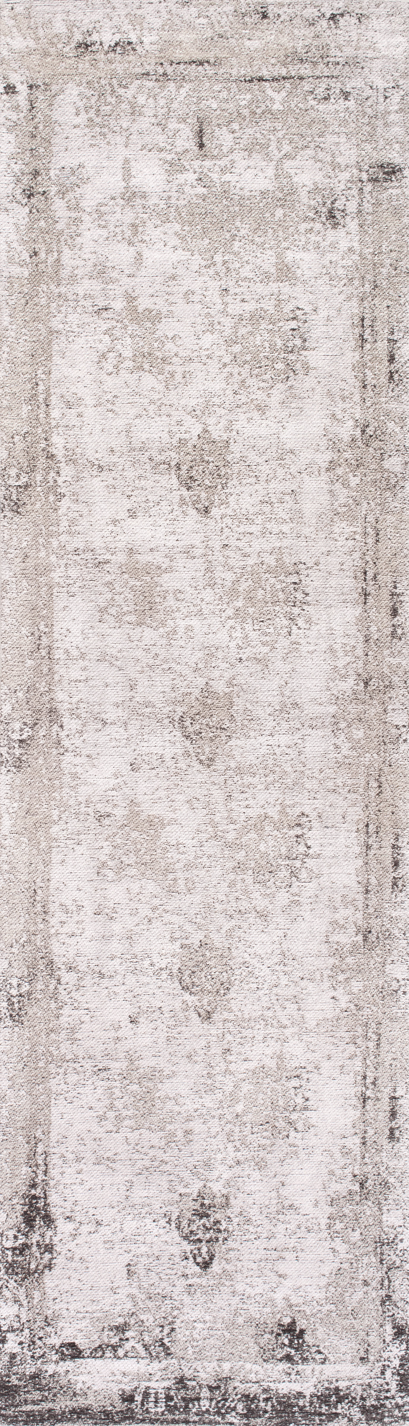 Faded Abstract Rug | Grey - Image 5