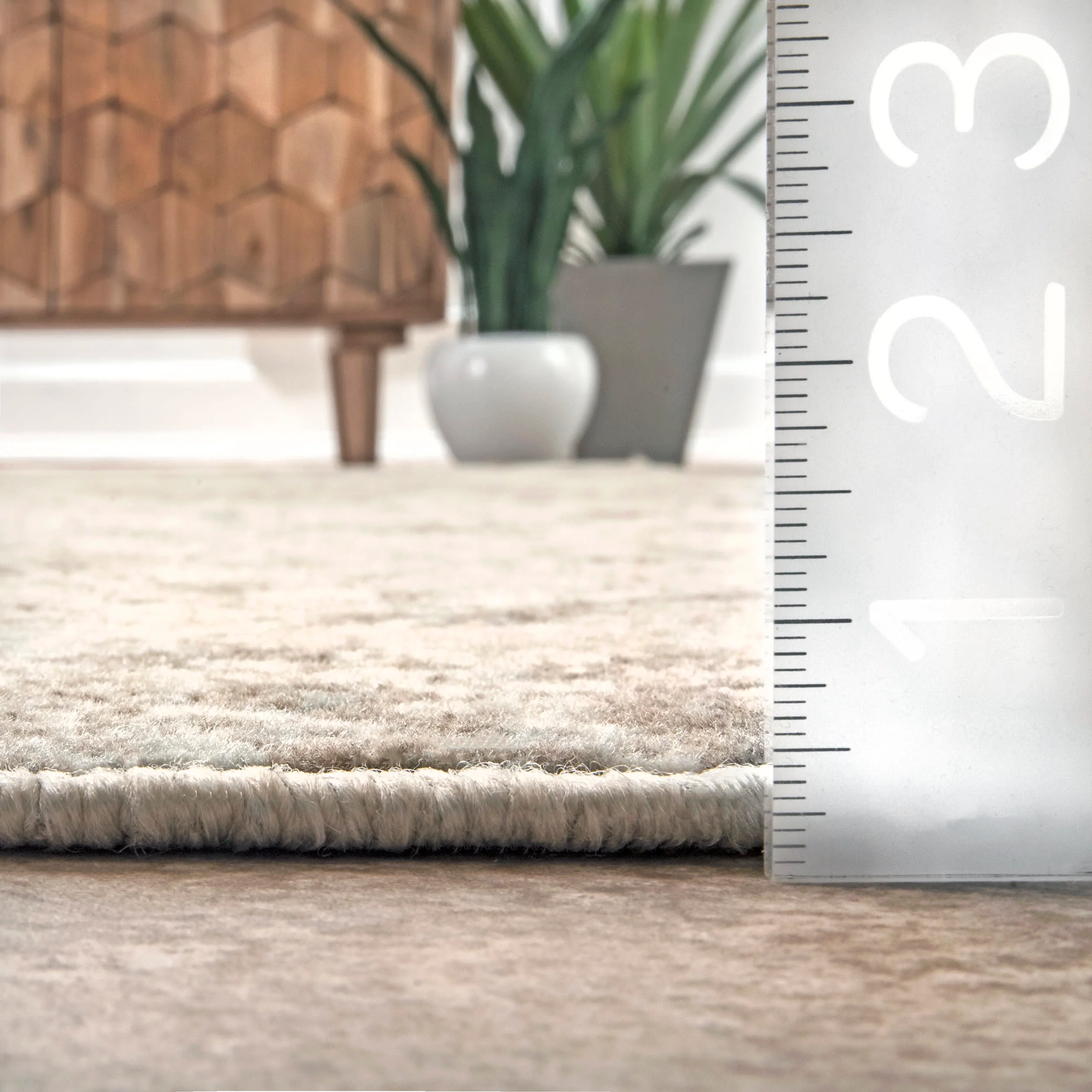 Faded Blooming Blossom Rug | Multicolor - Image 4