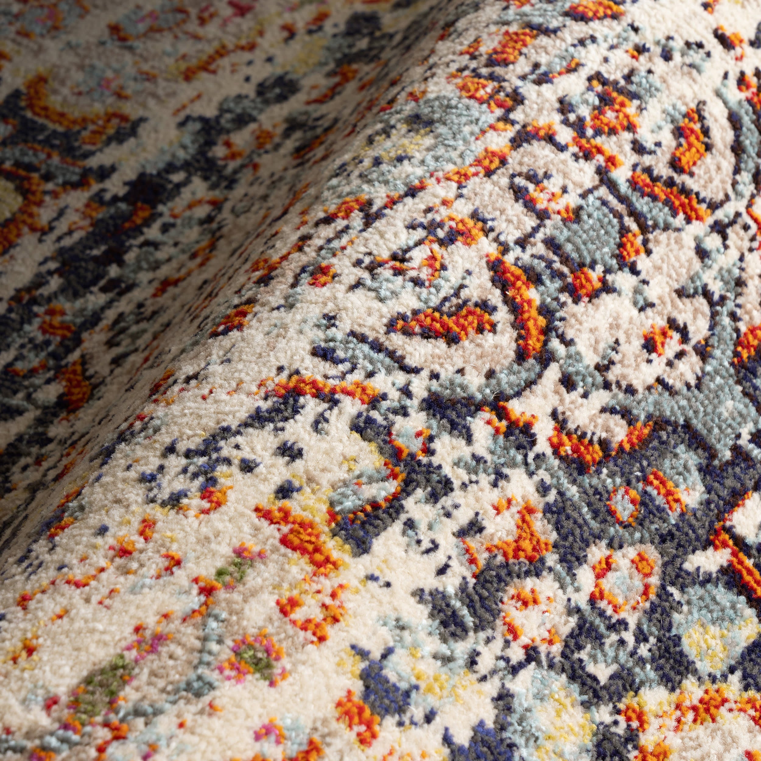 Faded Gothic Medallion Rug | Sand - Image 3