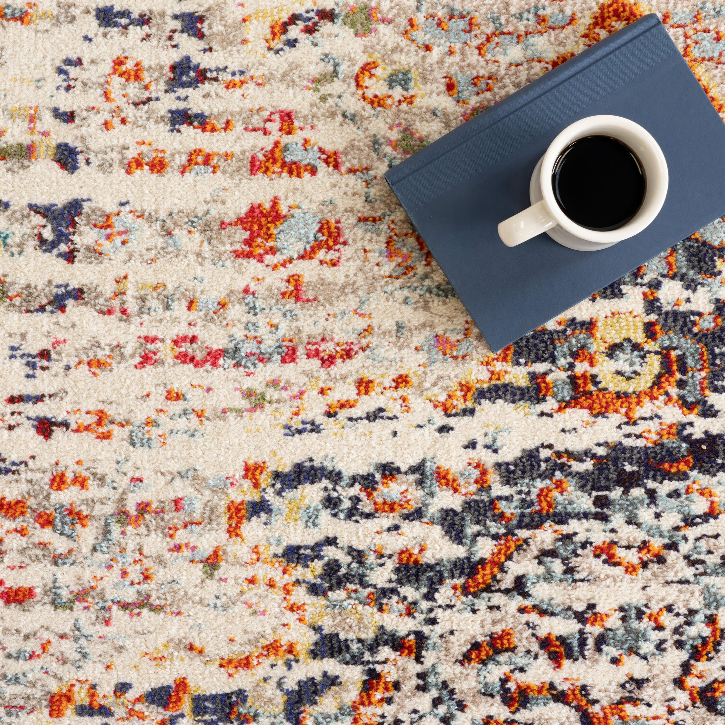 Faded Gothic Medallion Rug | Sand - Image 8