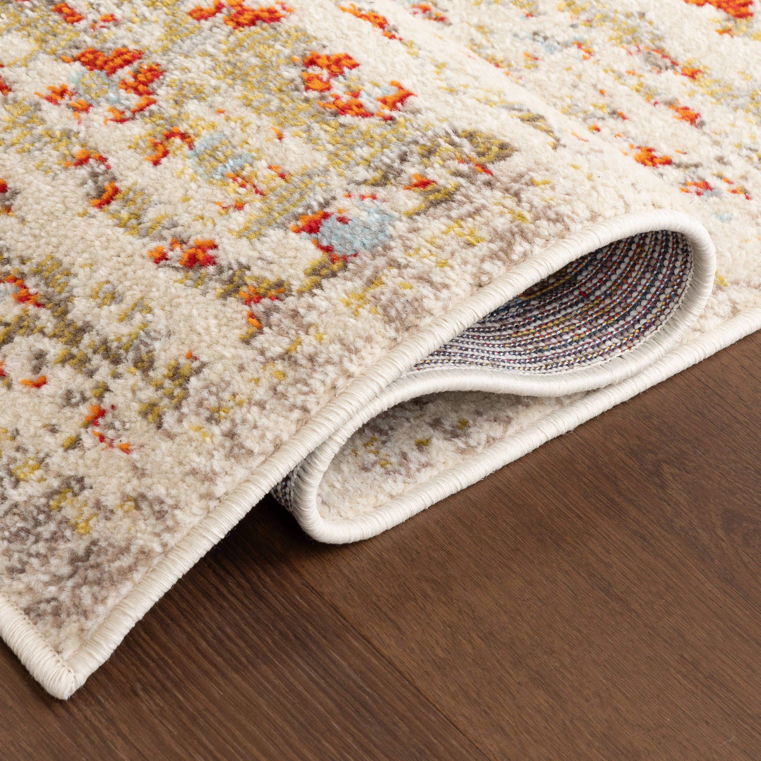 Faded Gothic Medallion Rug | Sand - Image 9