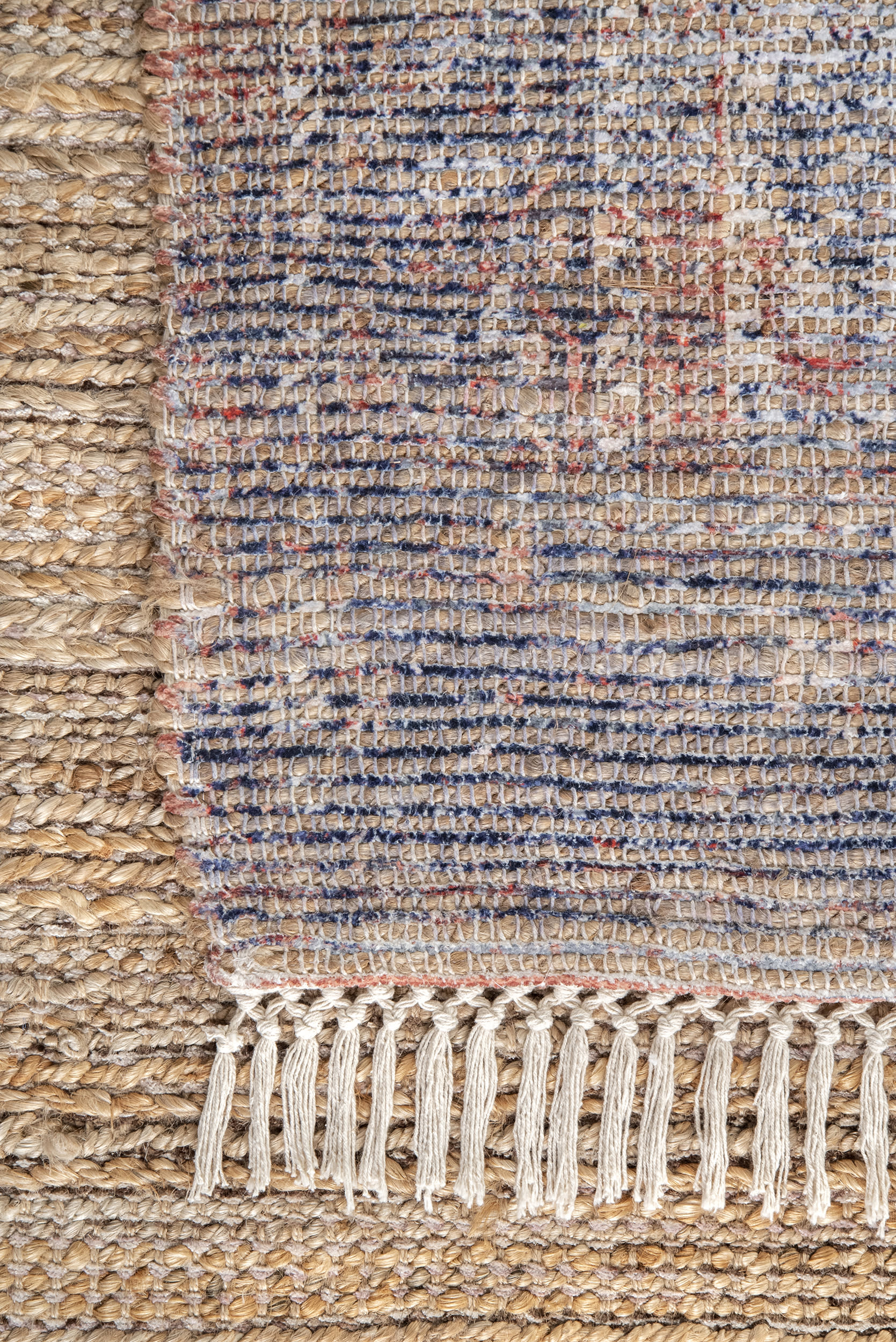 Faded Medallion Tassel Rug | Multicolor - Image 3