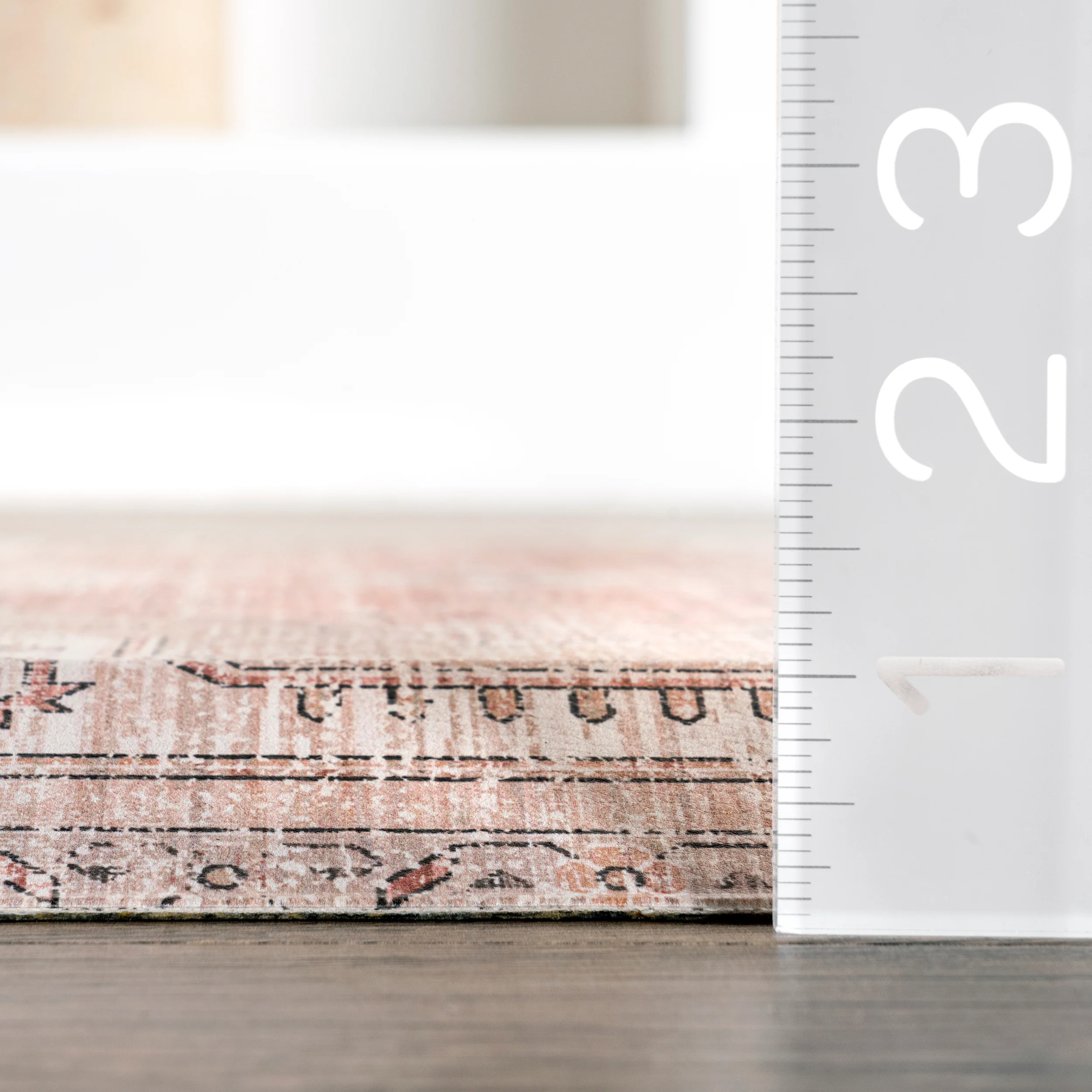 Faded Persian Printed Anti-Fatigue Mat | Rust - Image 4