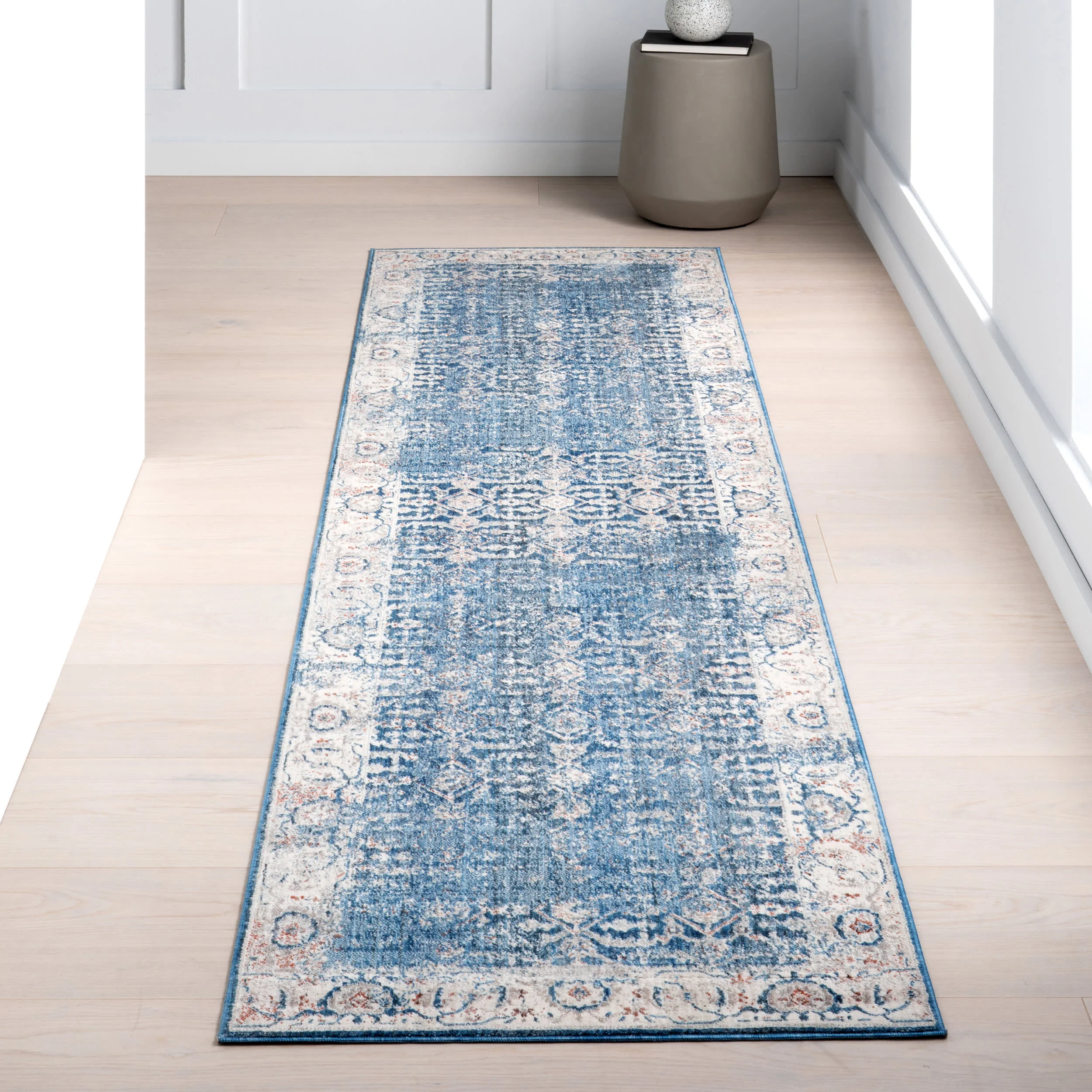 Faded Persian Rug | Blue - Image 2