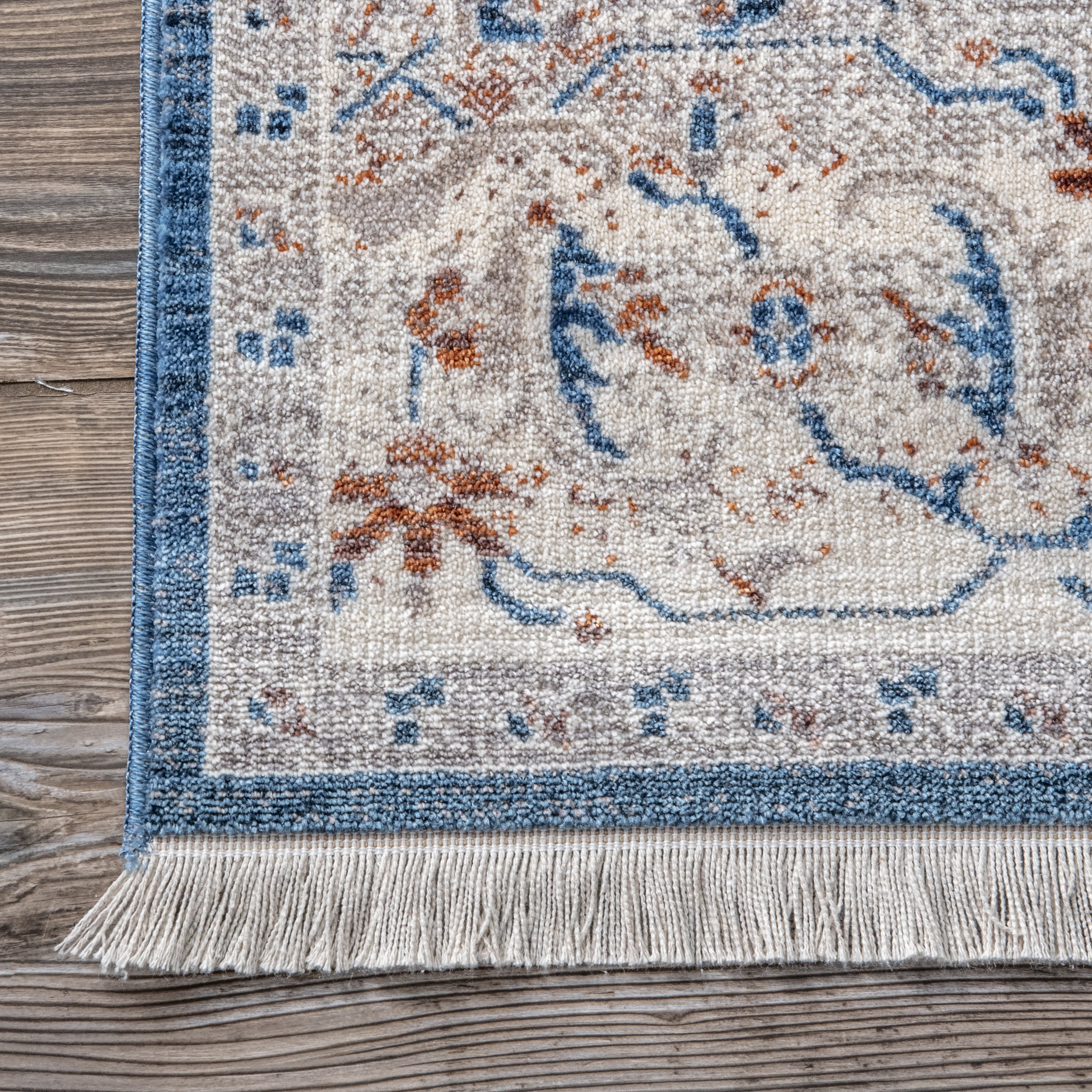 Faded Persian Rug | Blue - Image 3