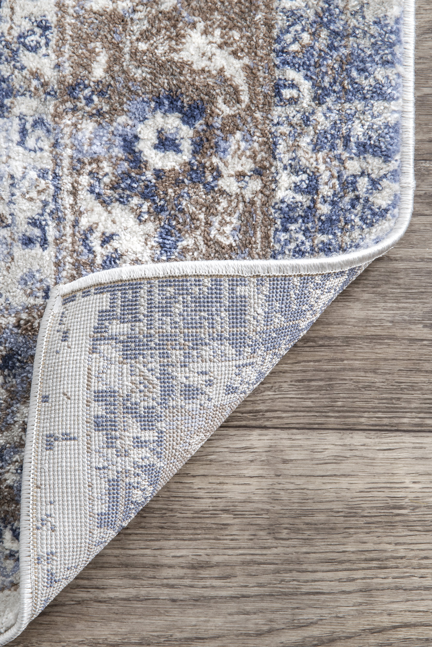 Faded Star Petal Emblem Rug | Light Blue - Image 2