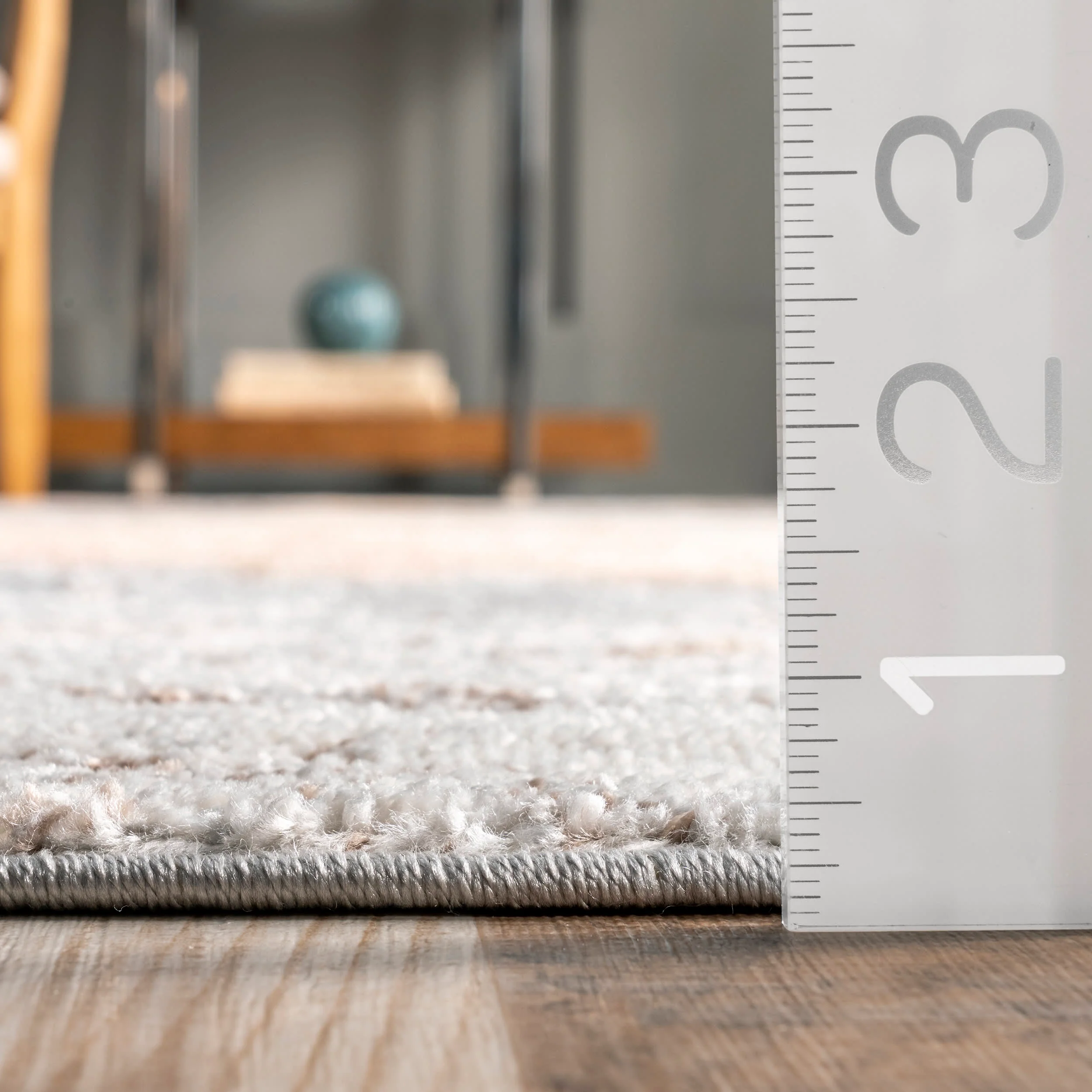 Faded Vintage Rug | Light Grey - Image 5