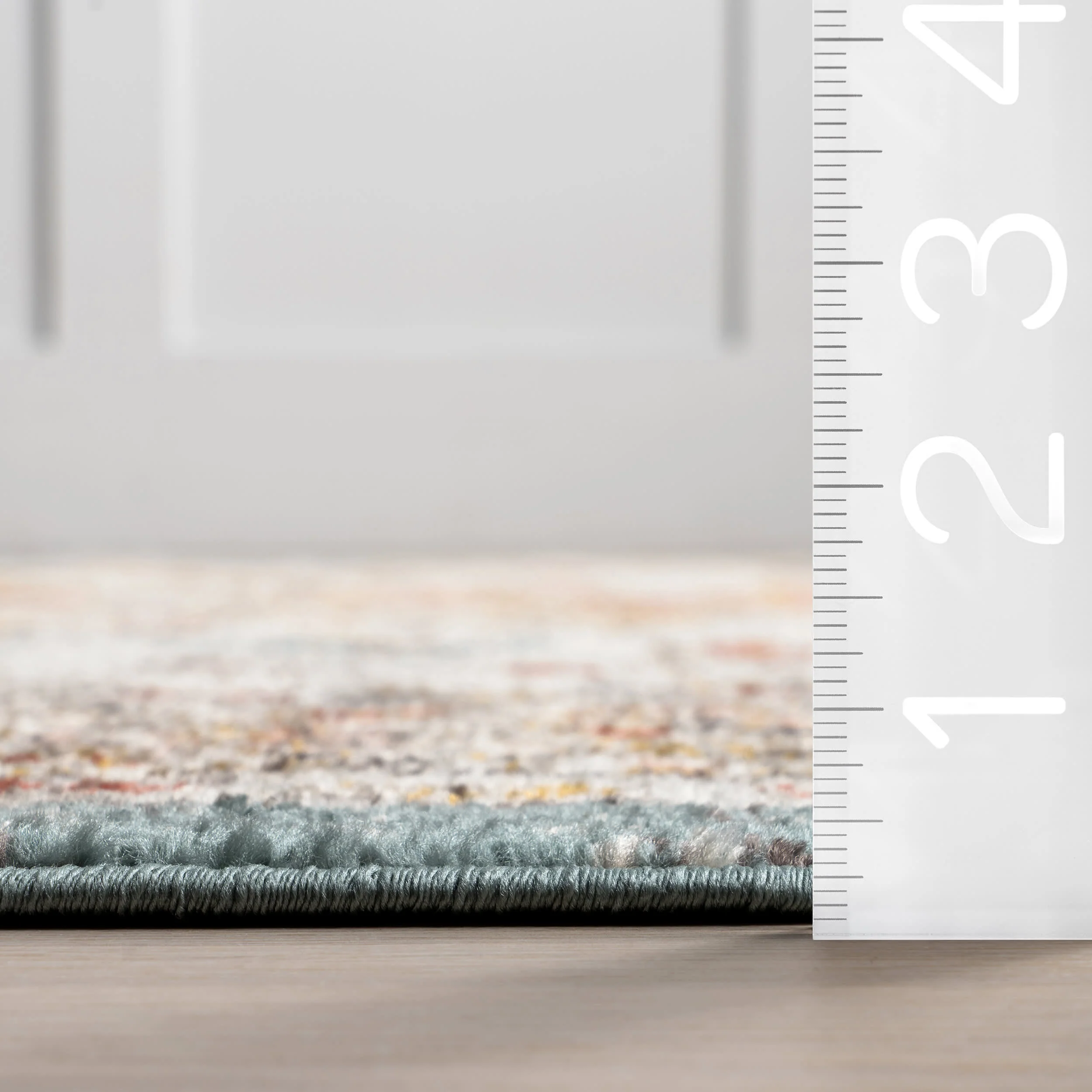 Fading Herati Medallion Rug | Beige - Image 6