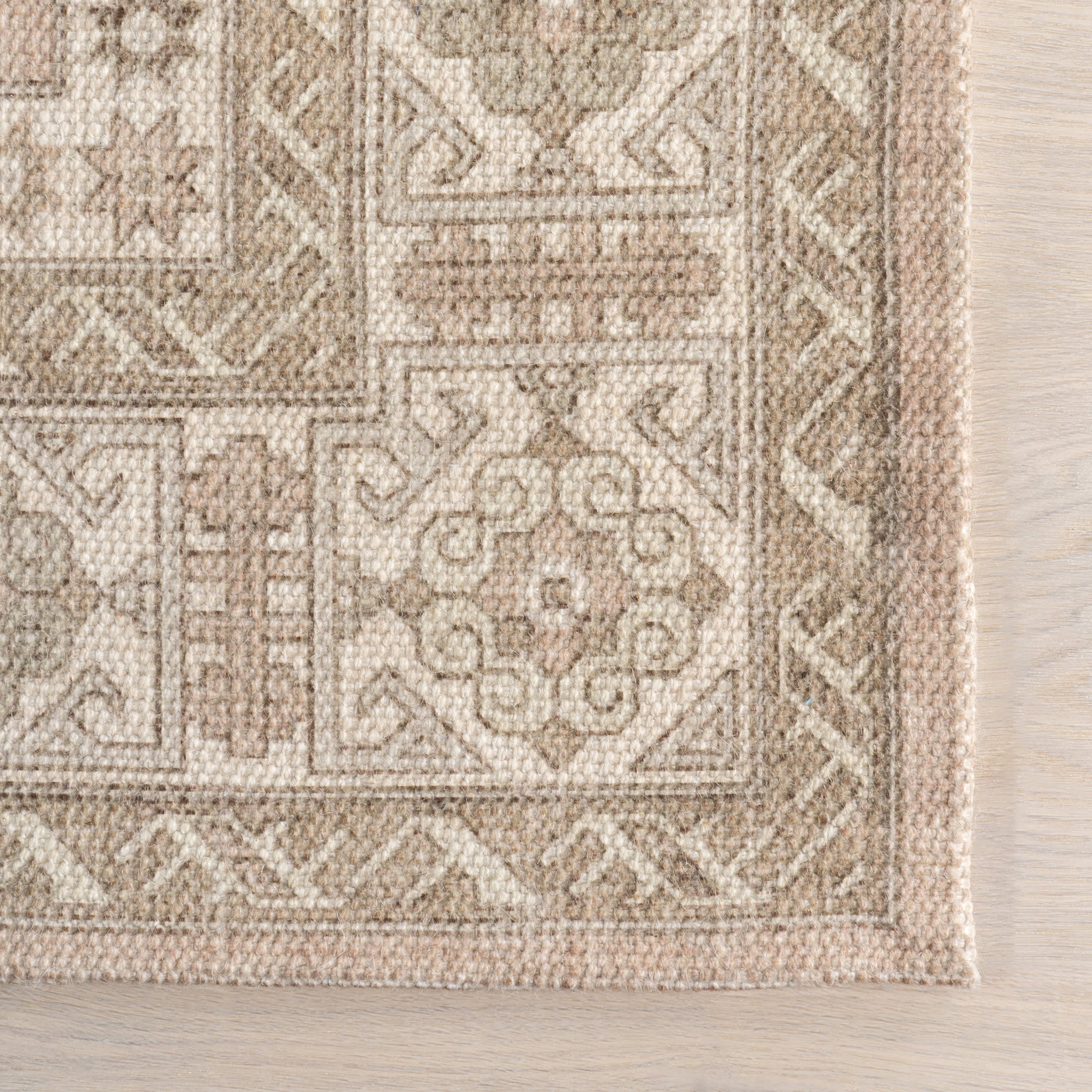 Fae Wool and Cotton Rug | Beige - Image 4