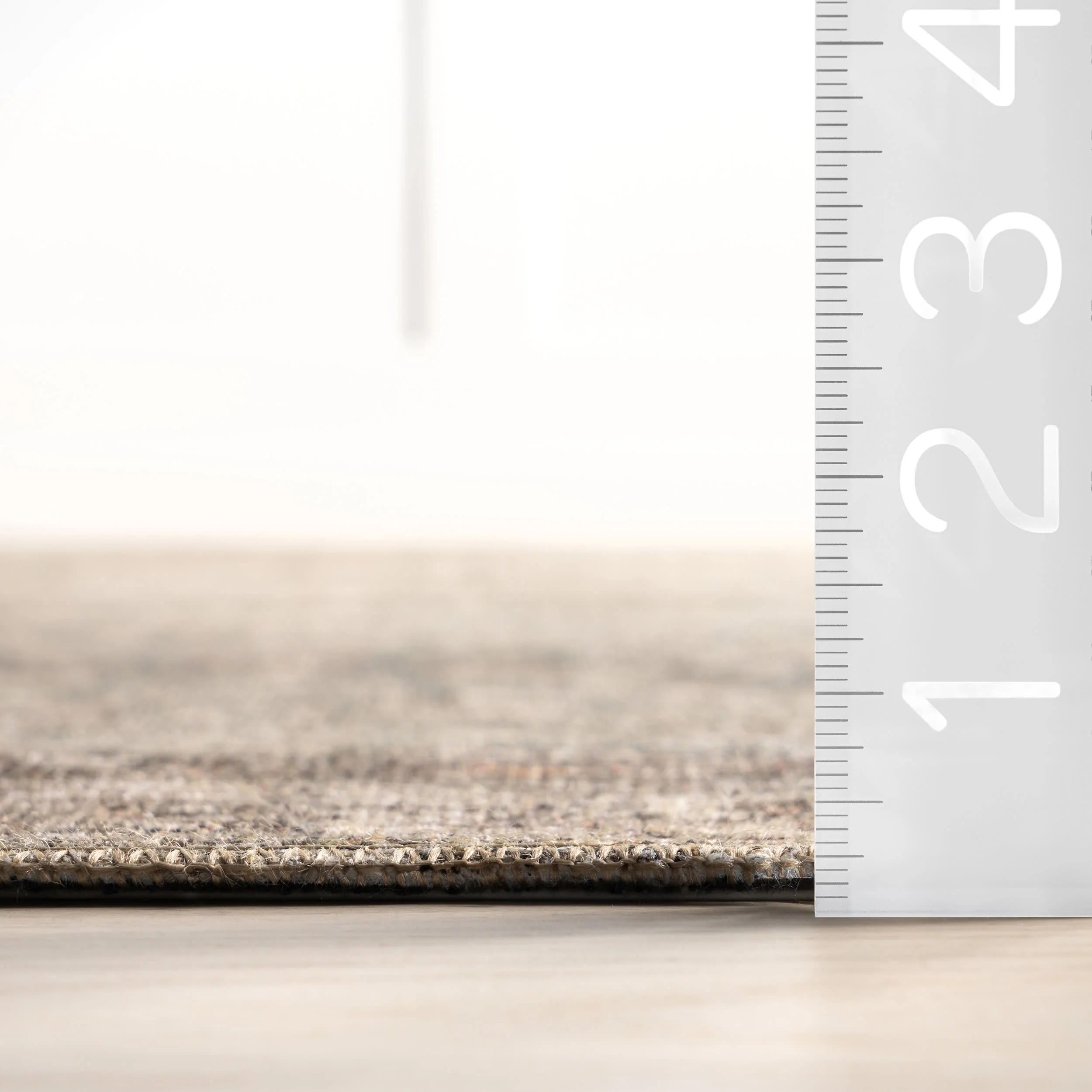 Fair Hills Antiqued Jute-Blend Rug | Brown - Image 6