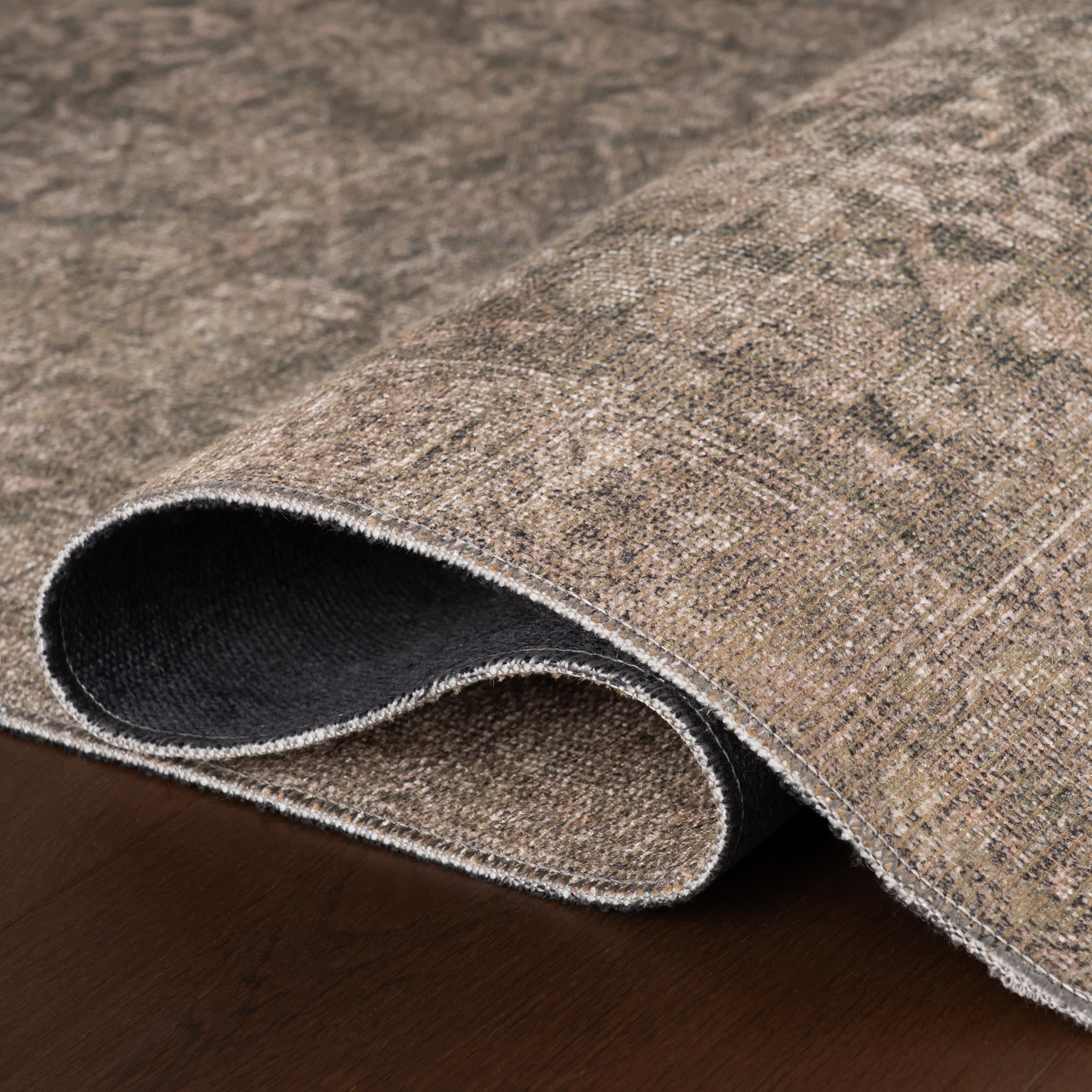 Fair Hills Antiqued Jute-Blend Rug | Green - Image 11