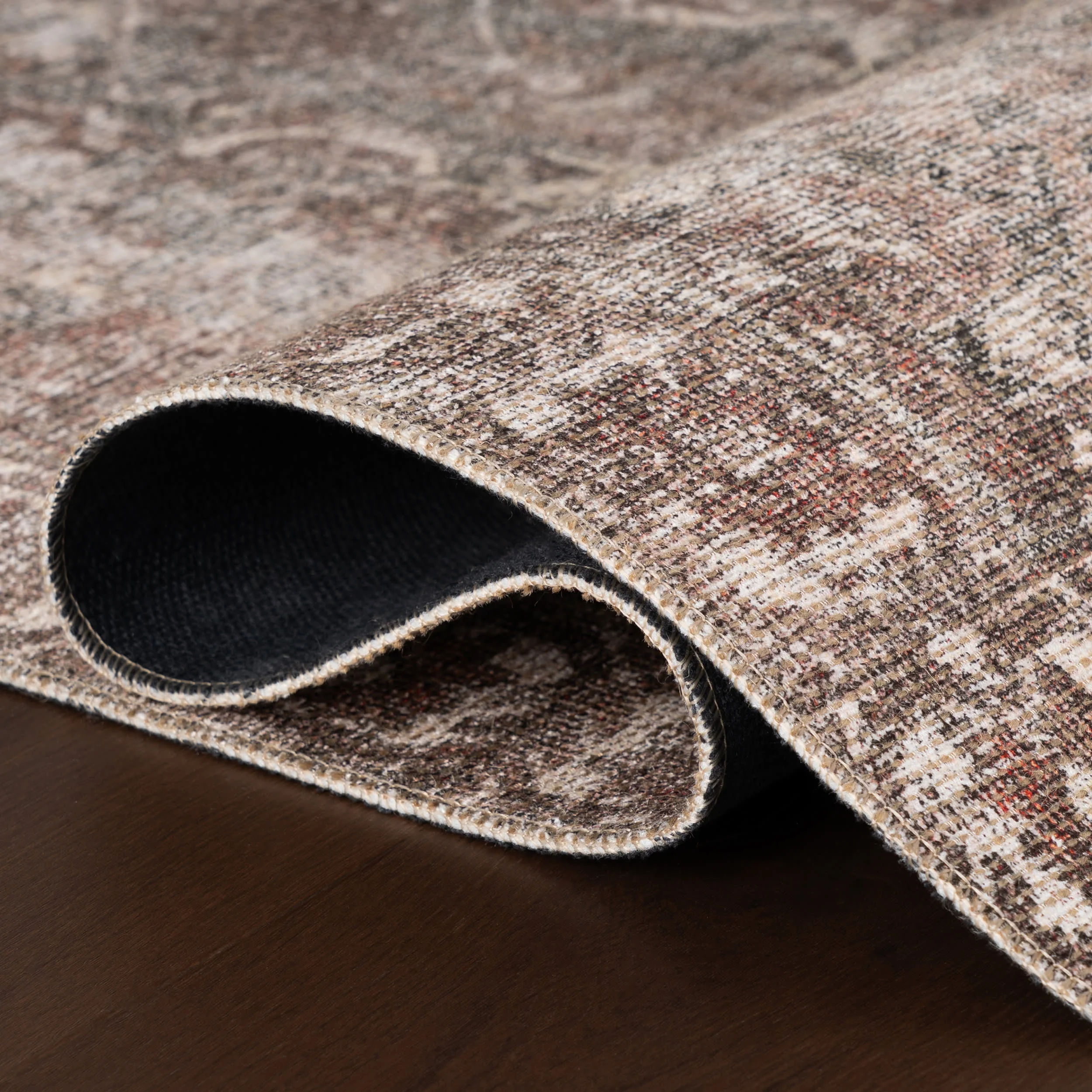 Fair Hills Antiqued Jute-Blend Rug | Rust - Image 10