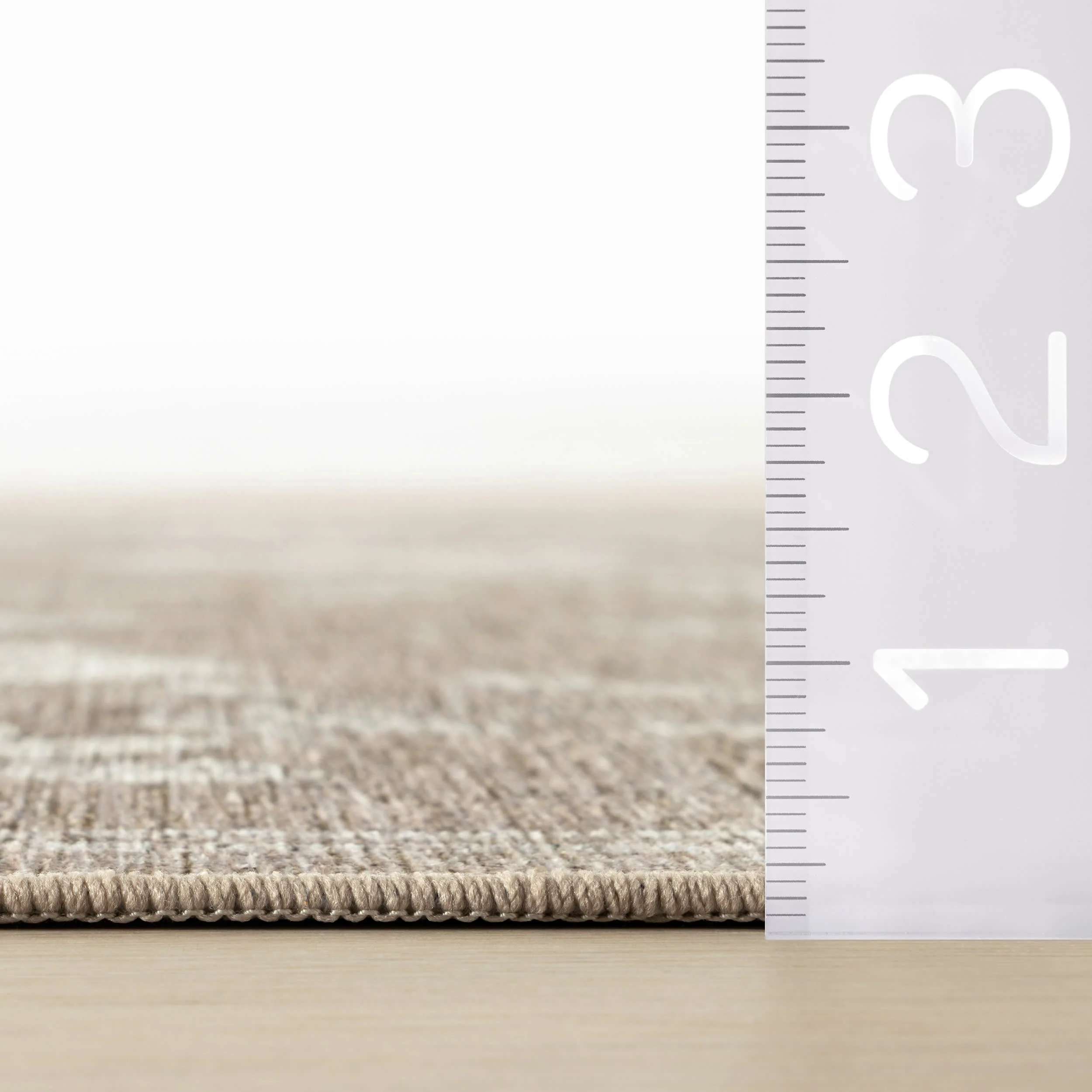 Fanesey Floral Farmhouse Washable Rug | Beige - Image 5