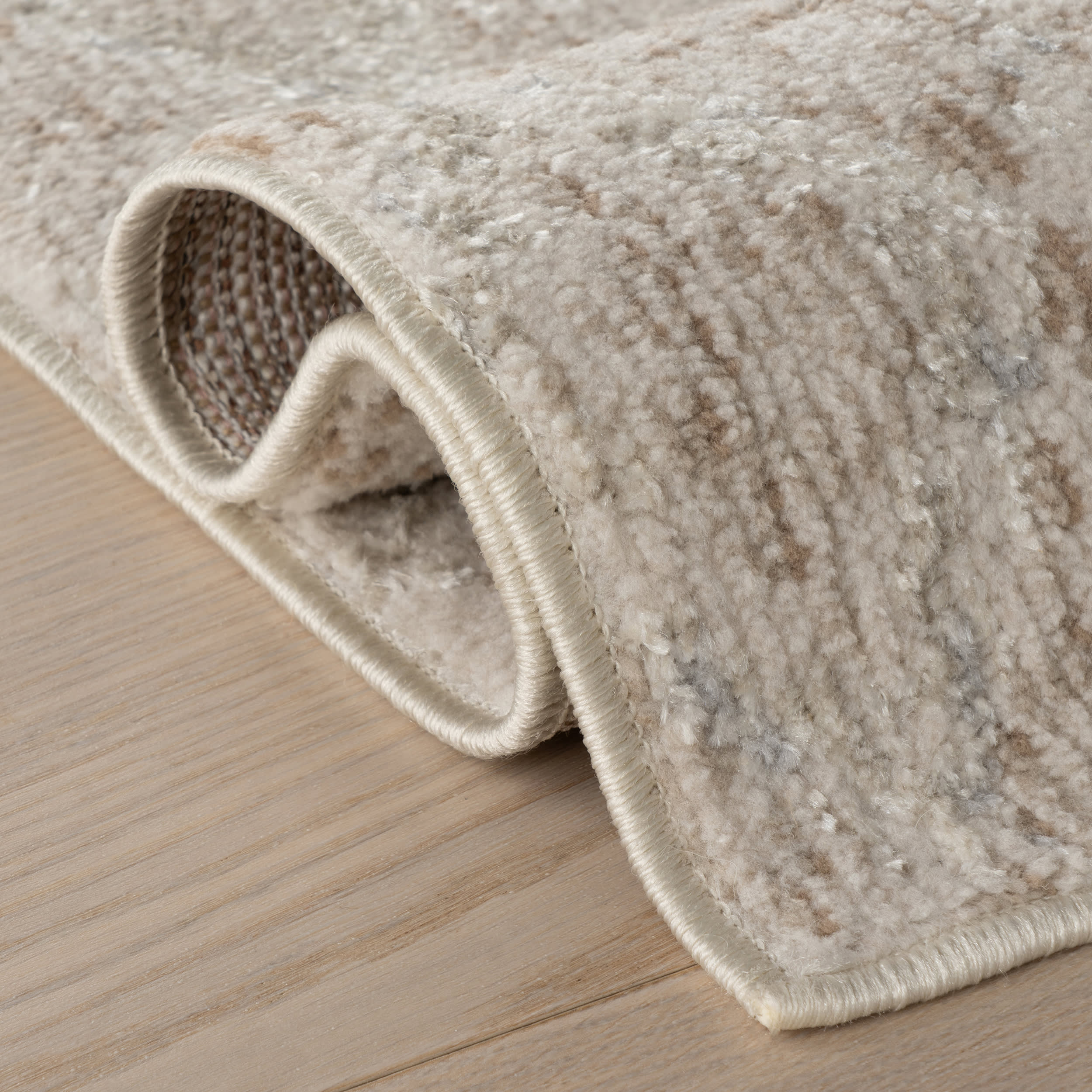 Farmline Rustic Diamond Washable Rug | Tan - Image 11