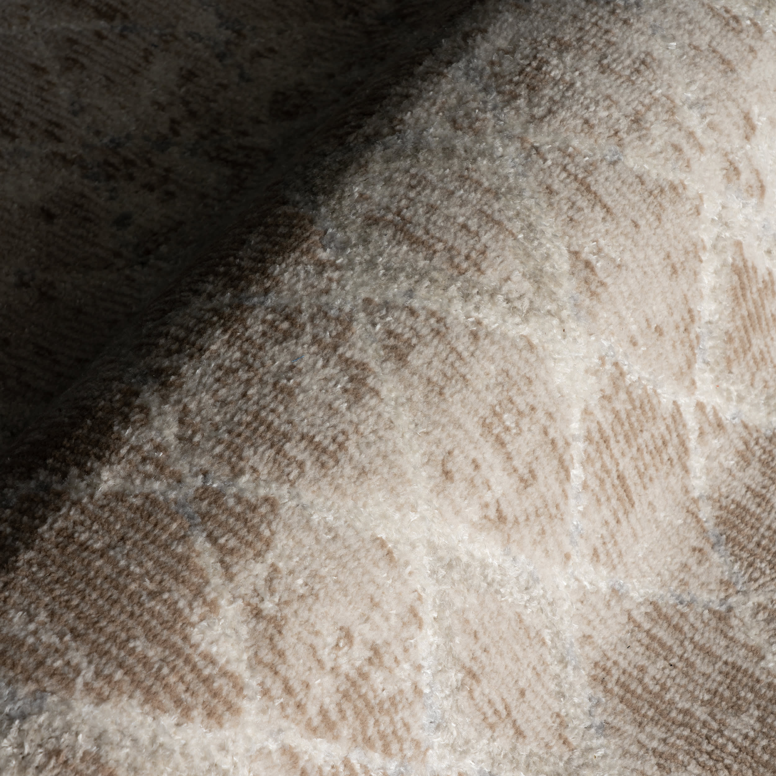 Farmline Rustic Diamond Washable Rug | Tan - Image 3