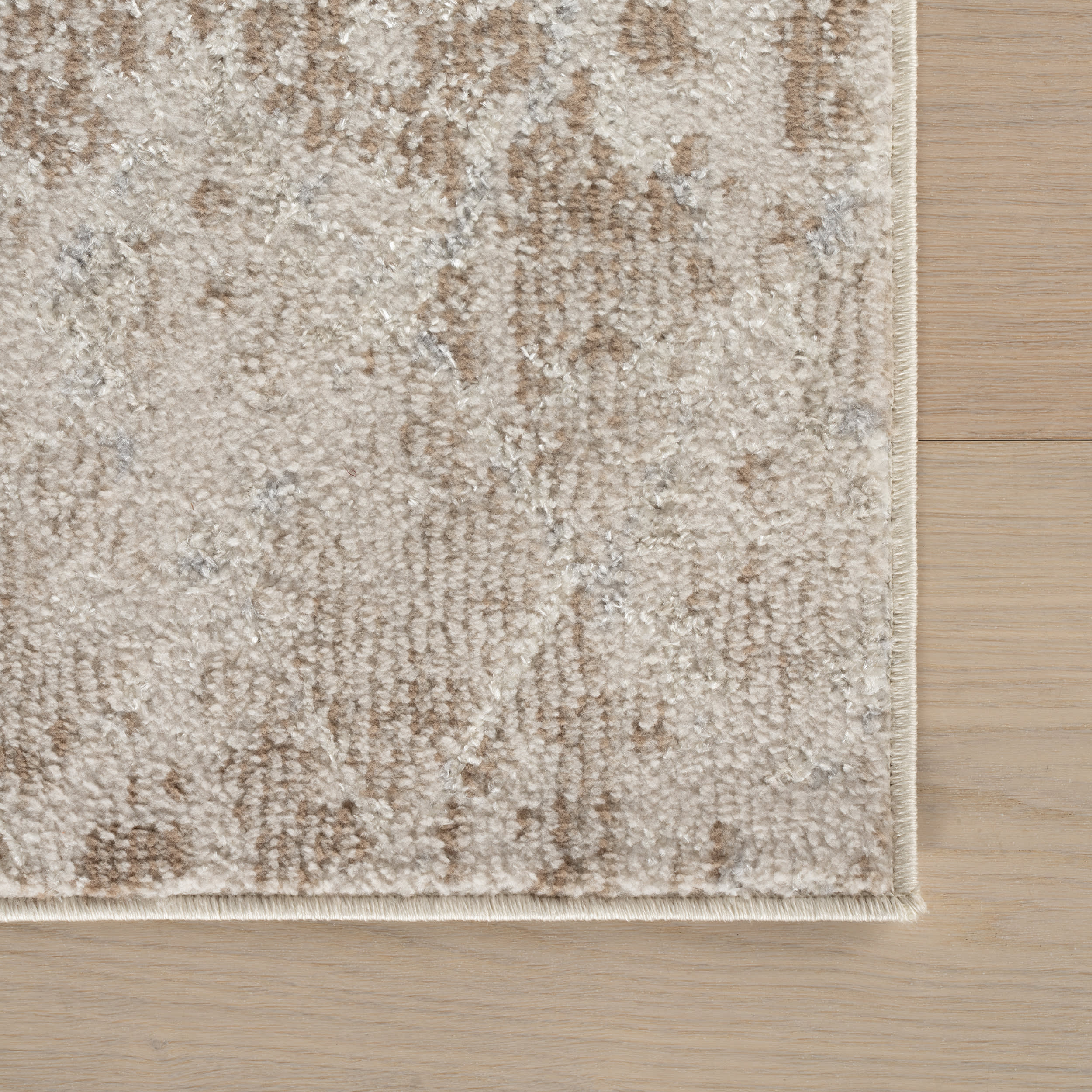 Farmline Rustic Diamond Washable Rug | Tan - Image 4