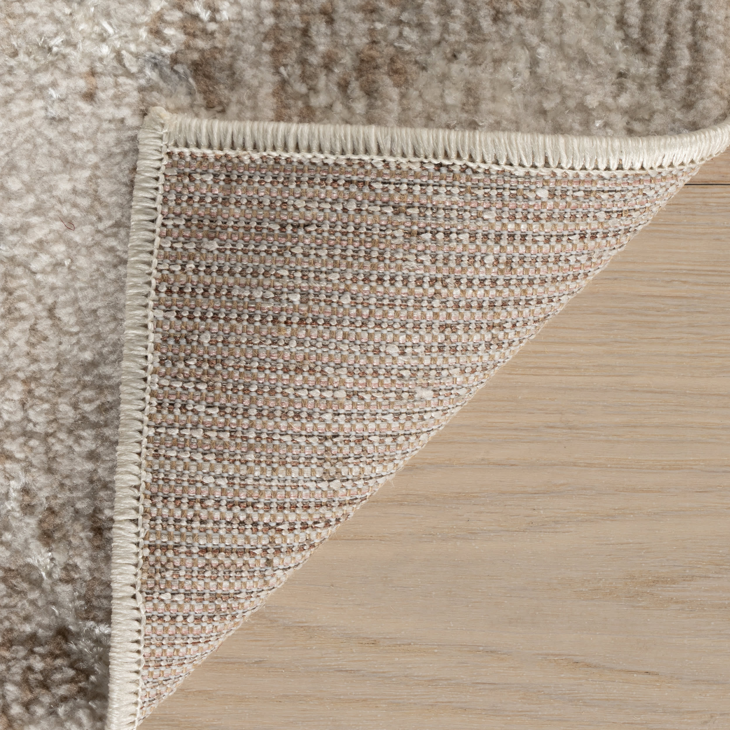 Farmline Rustic Diamond Washable Rug | Tan - Image 8