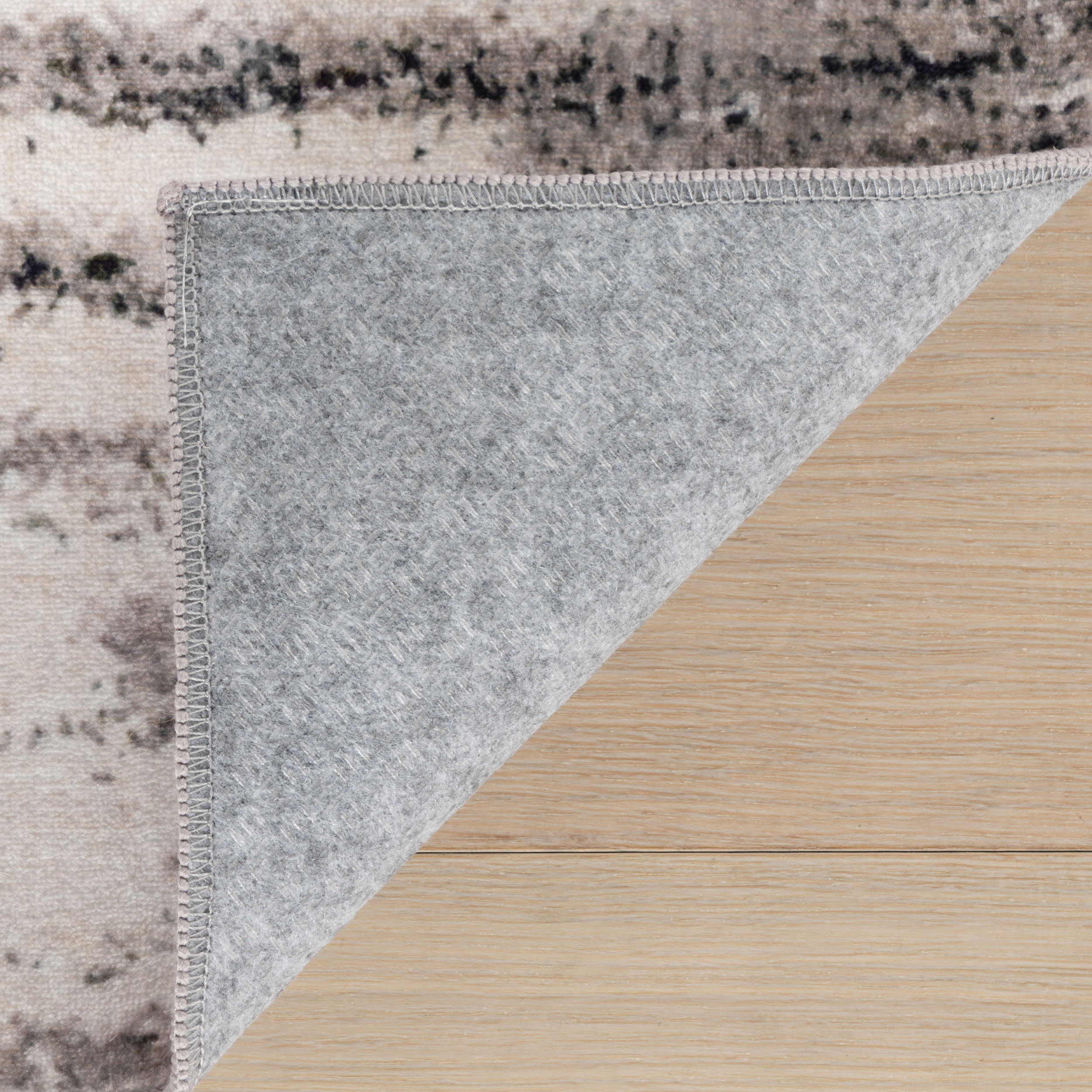 Fauzi Bohemian Washable Rug | Ivory - Image 8