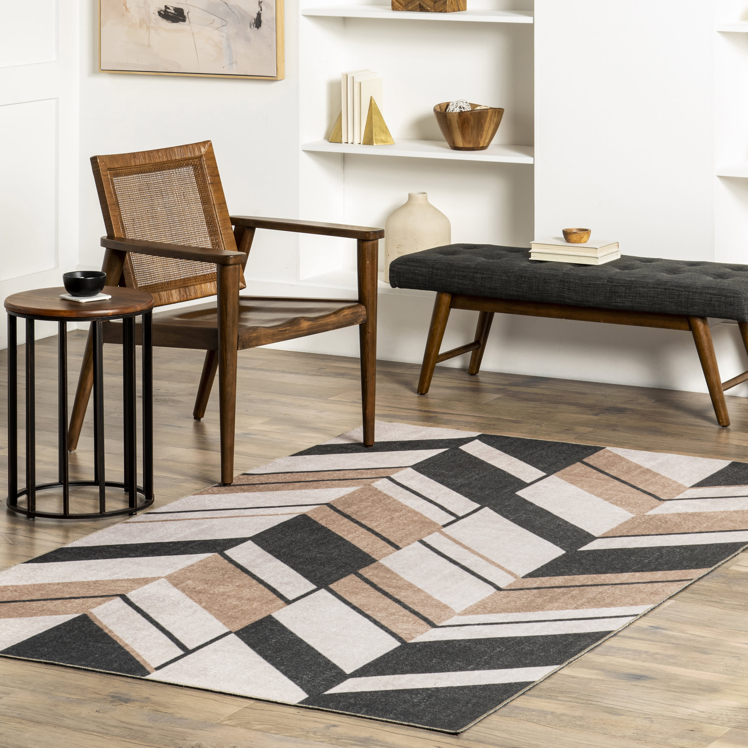 Fawn Washable Traverse Rug | Beige - Image 2