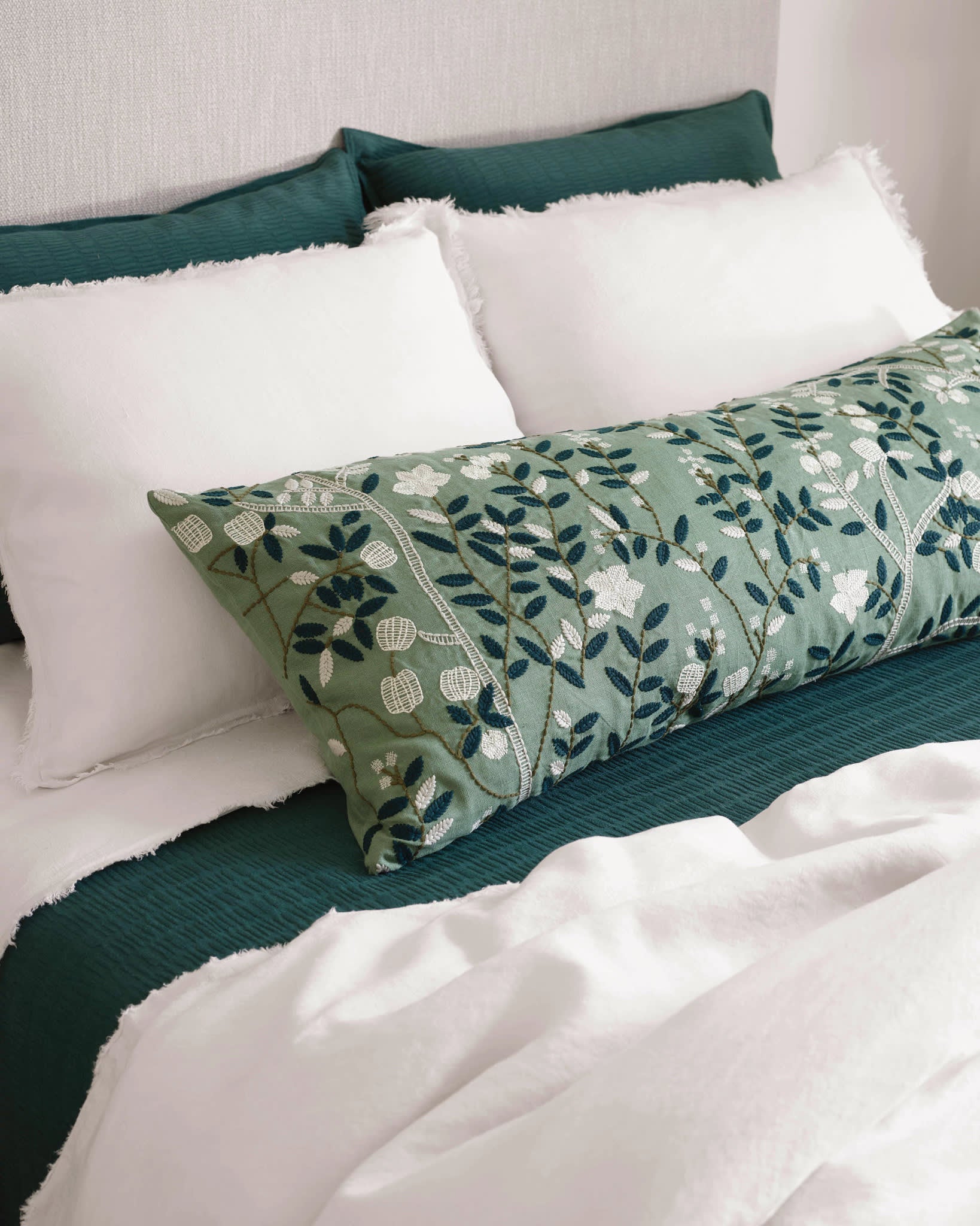 Faye Linen Sheet Set | Plaster - Image 2