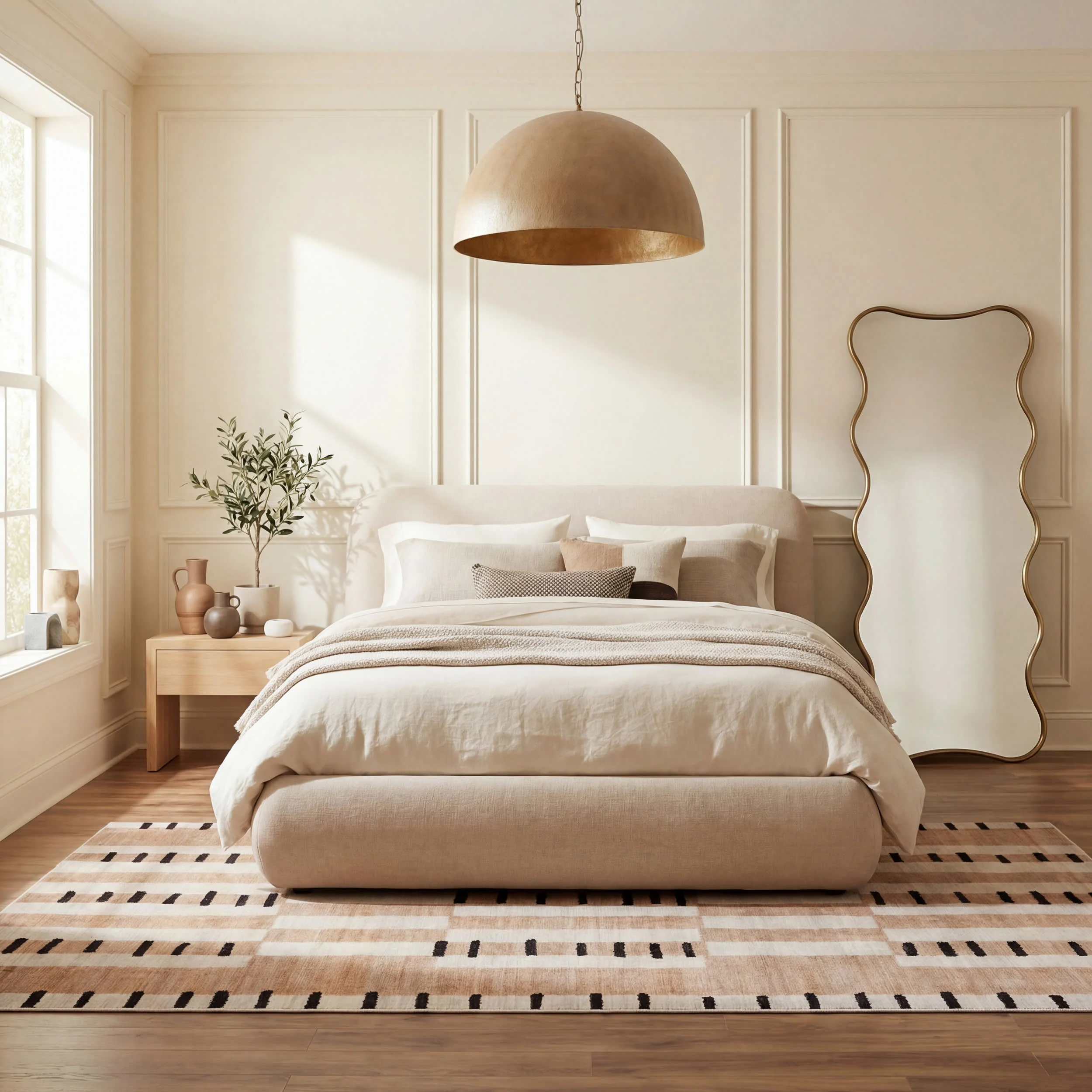 Fexi Bohemian Washable Rug | Natural - Image 10