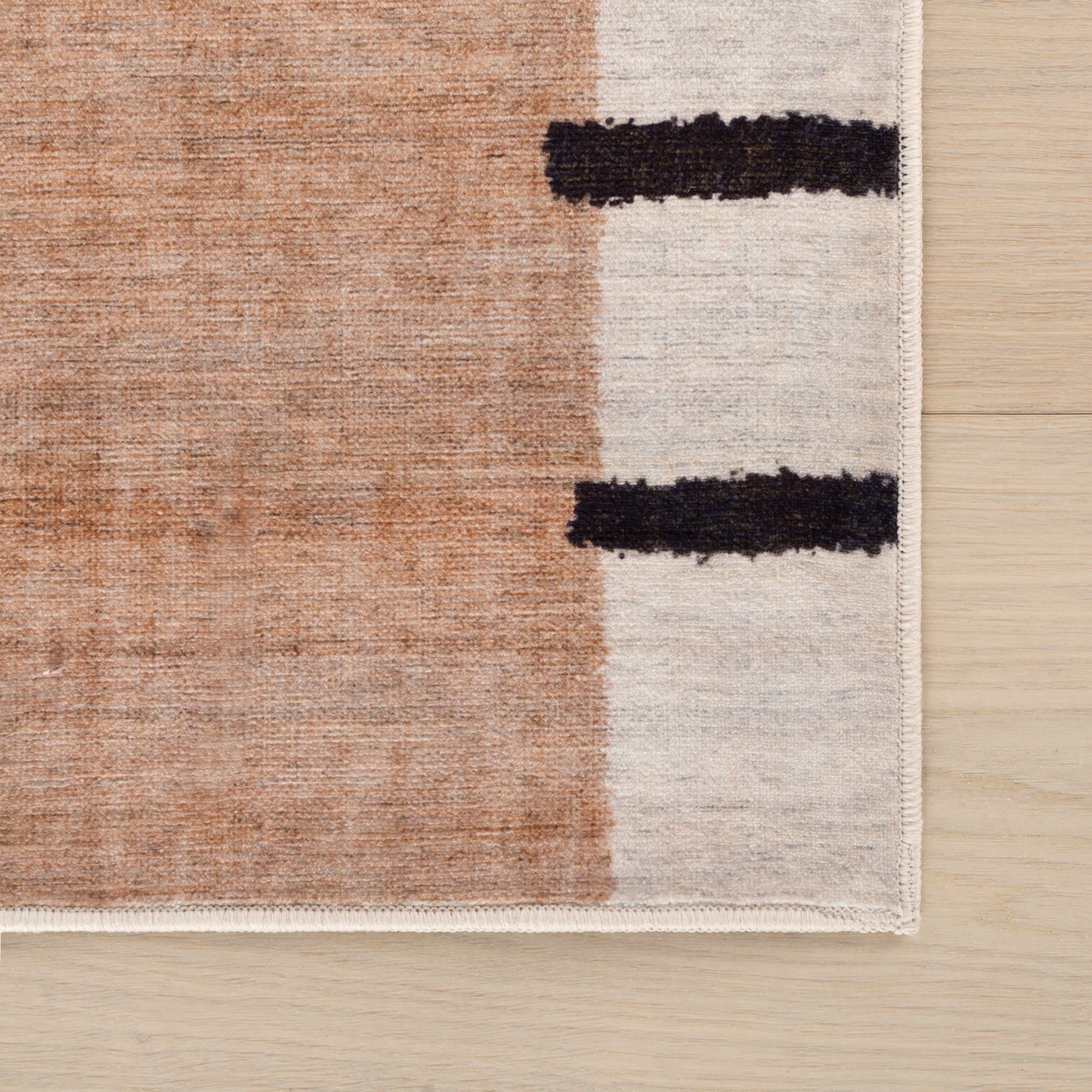 Fexi Bohemian Washable Rug | Natural - Image 4
