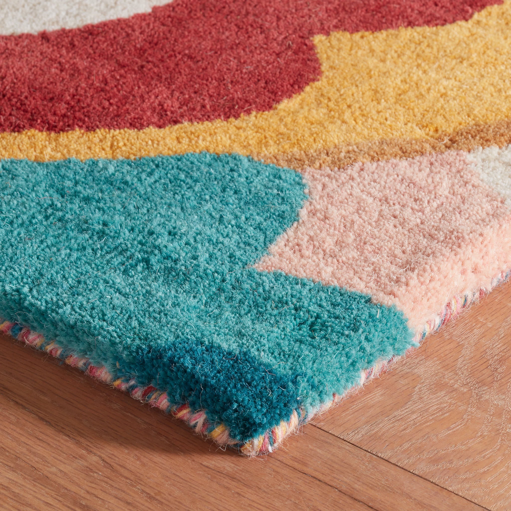 Field of Dreams Hand Tufted Wool Rug | Multi - Image 6