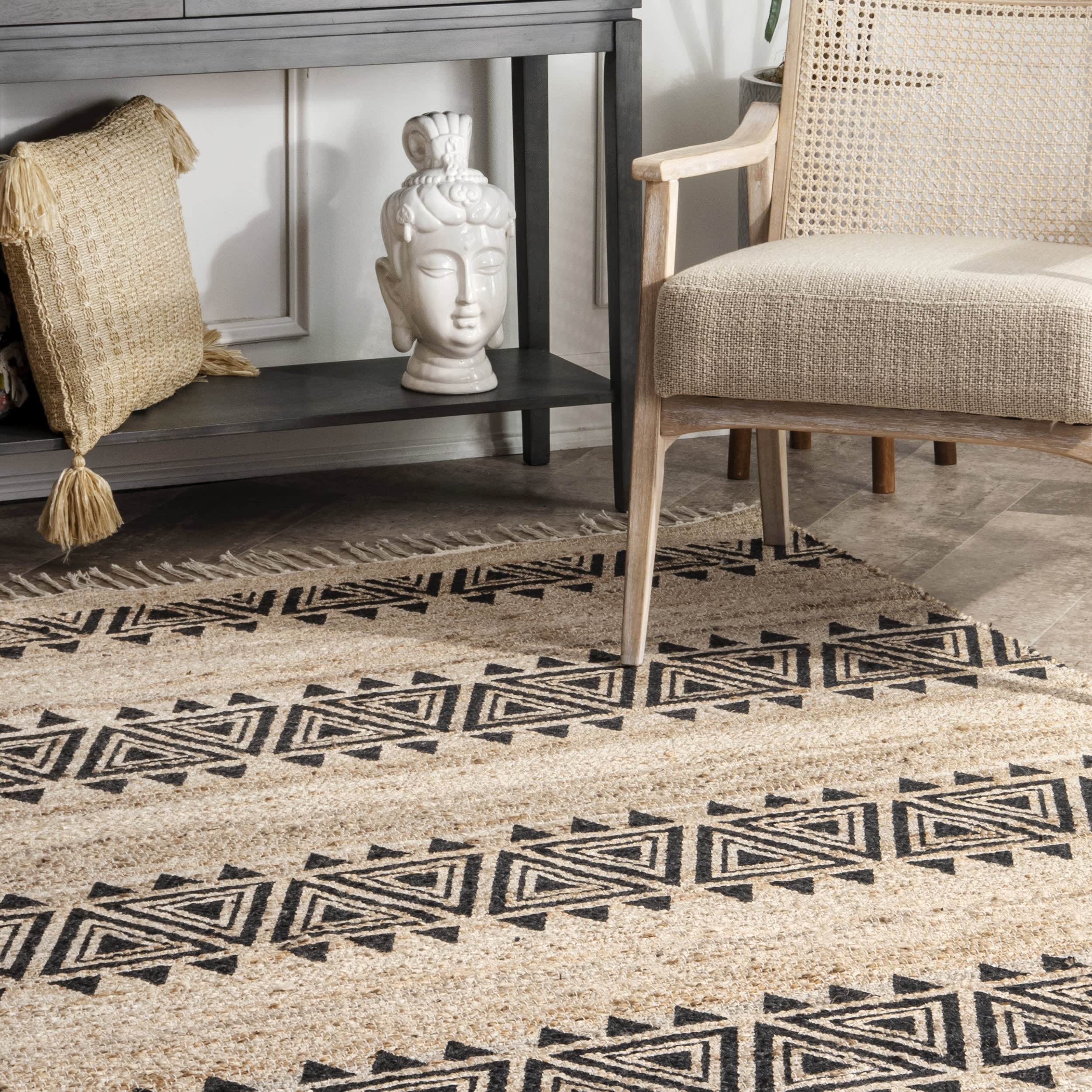Fiesta Stripes Rug | Natural - Image 4