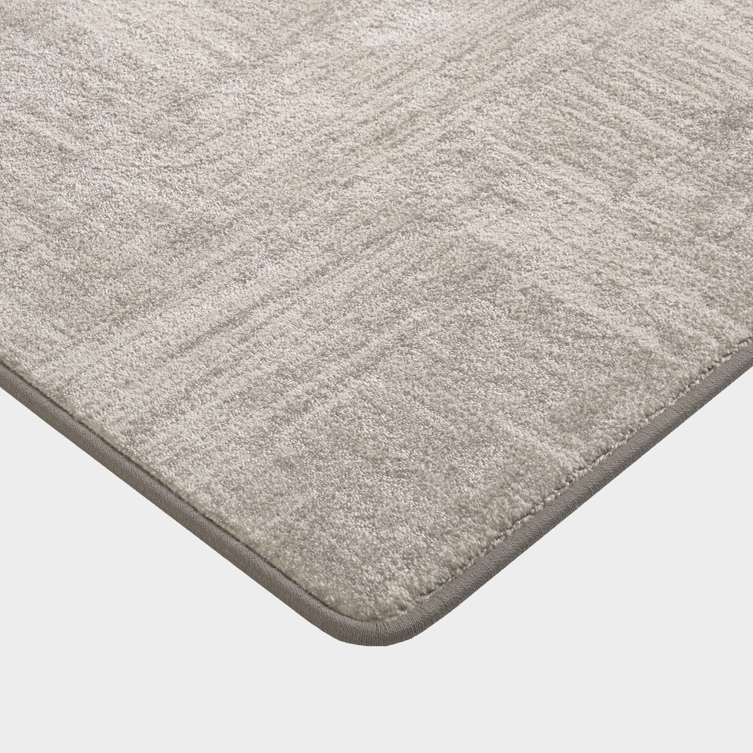Finch Crosshatch Custom Rug | Light Grey - Image 2